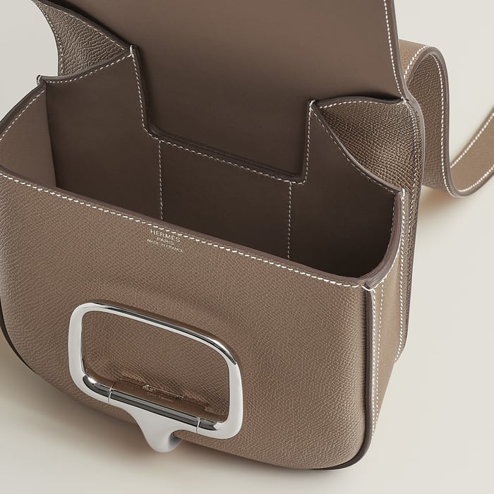 Étoupe Hermès Della Cavalleria Mini Bag II
