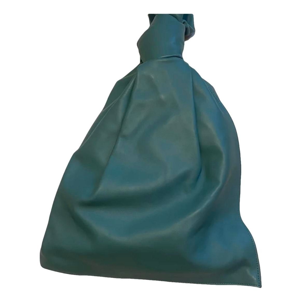 Twist leather handbag