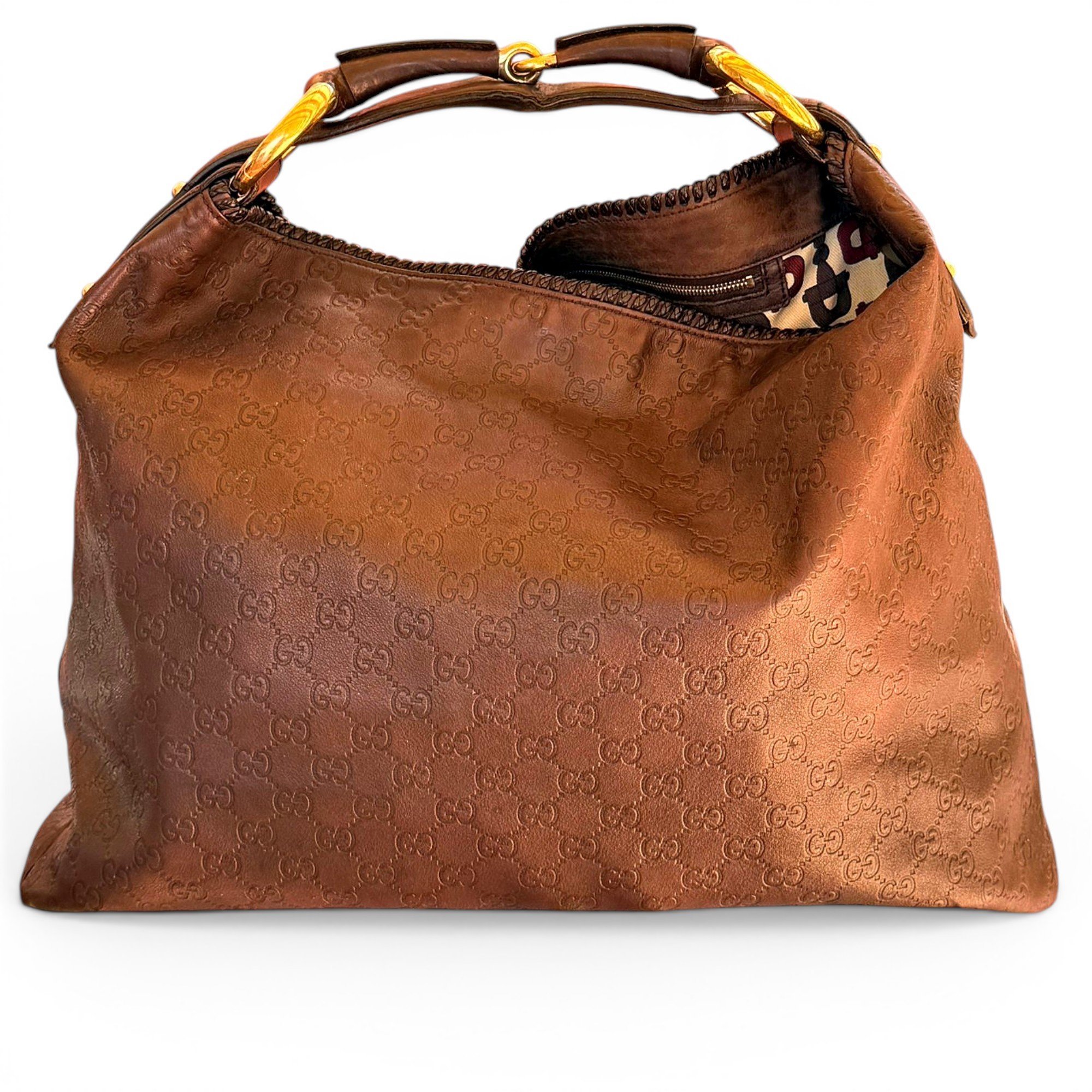 Hobo leather handbag