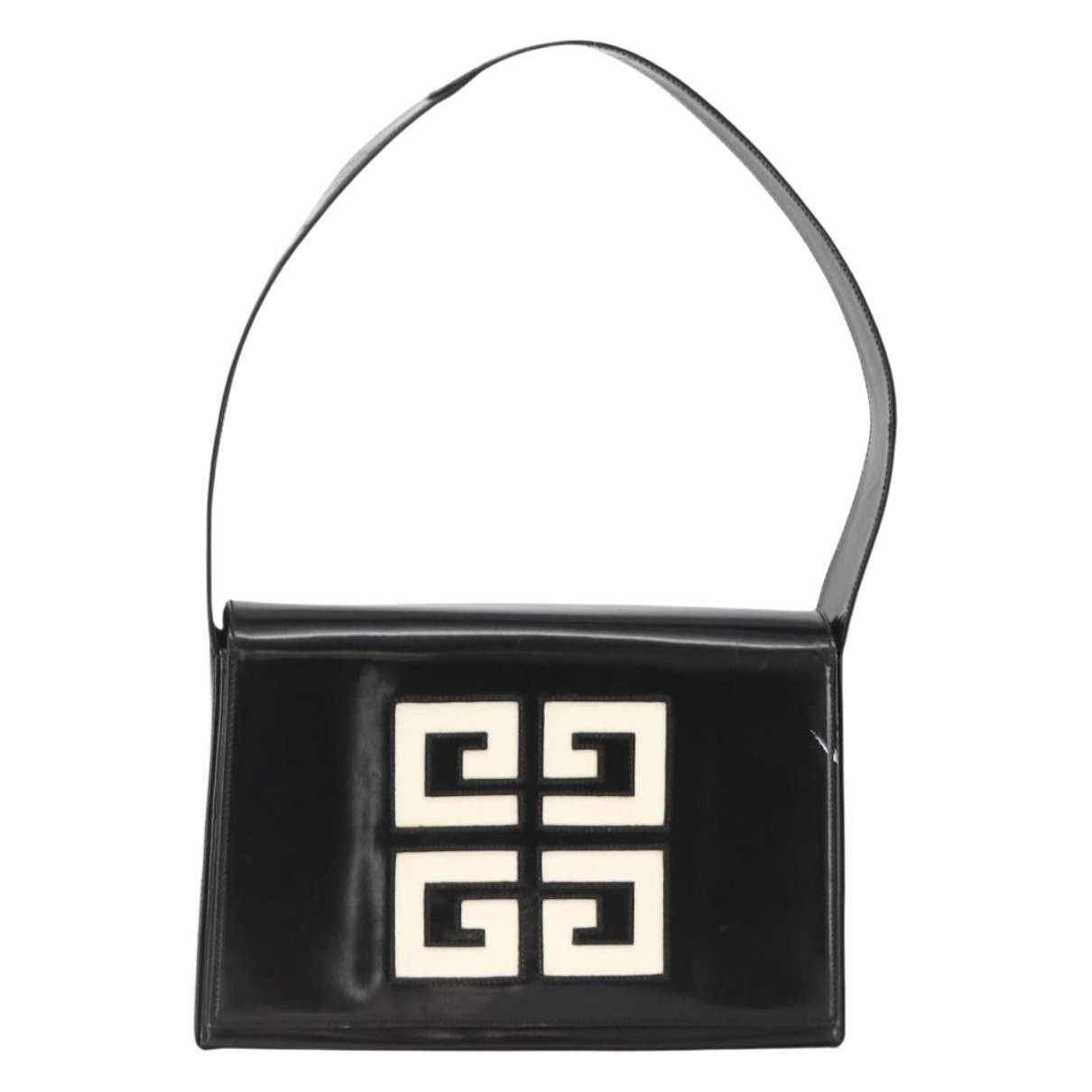 Patent leather handbag
