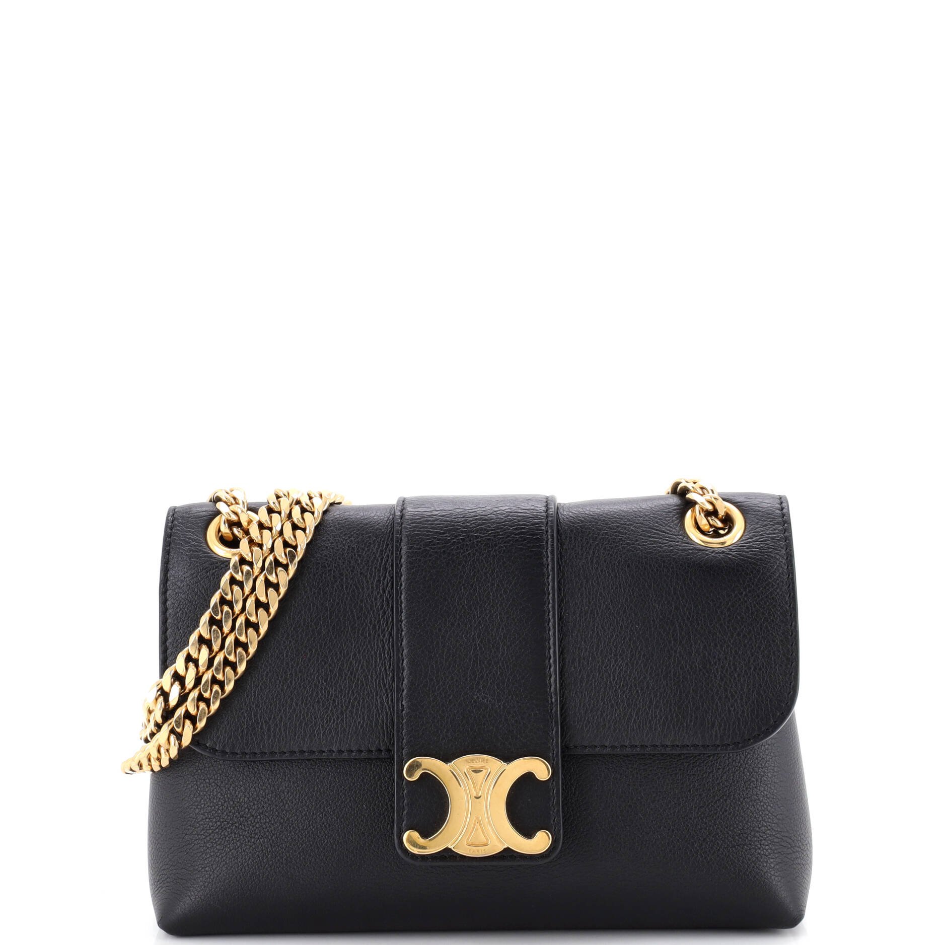 Victoire Flap Shoulder Bag Leather Teen