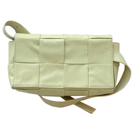 Cassette leather handbag