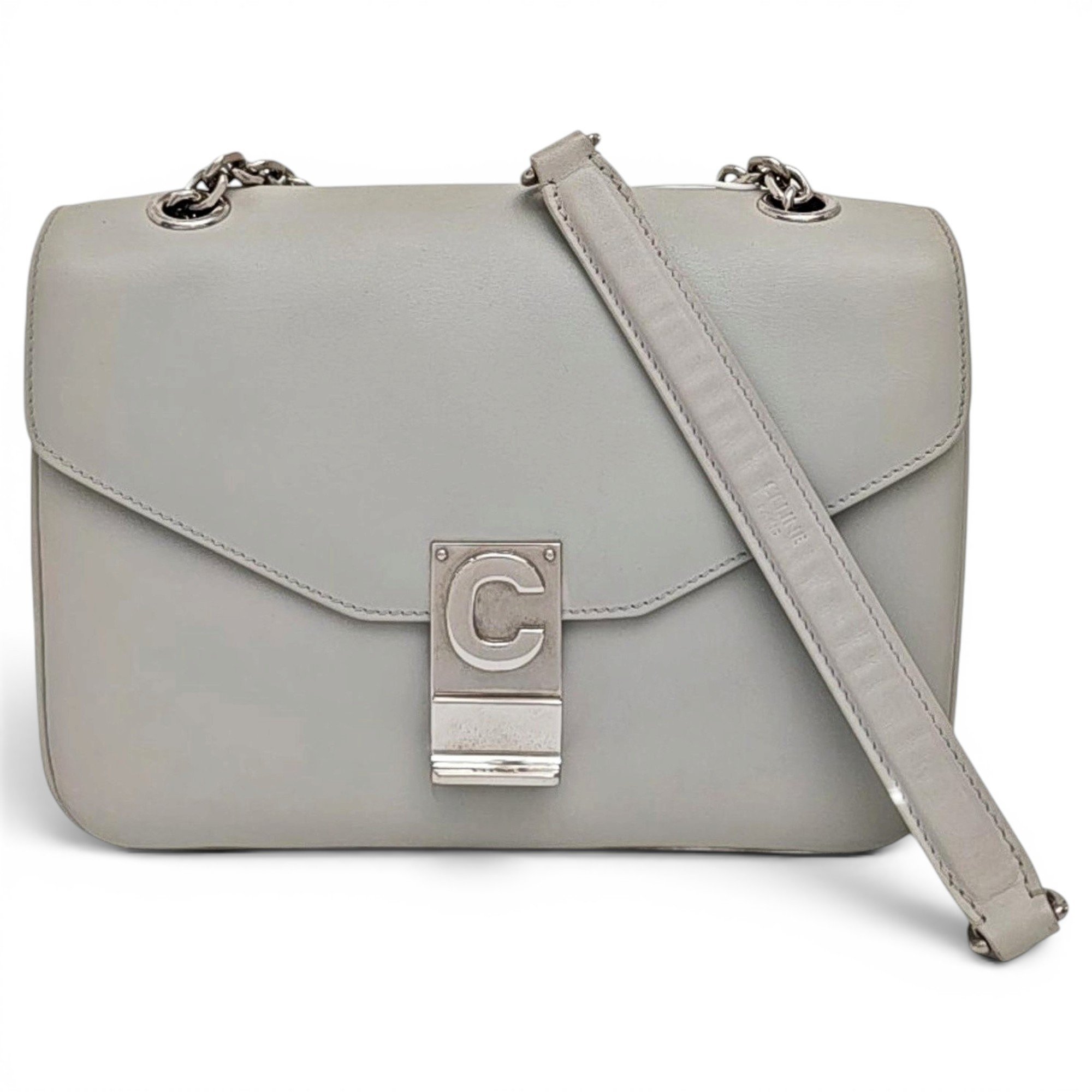Black Belt leather handbag