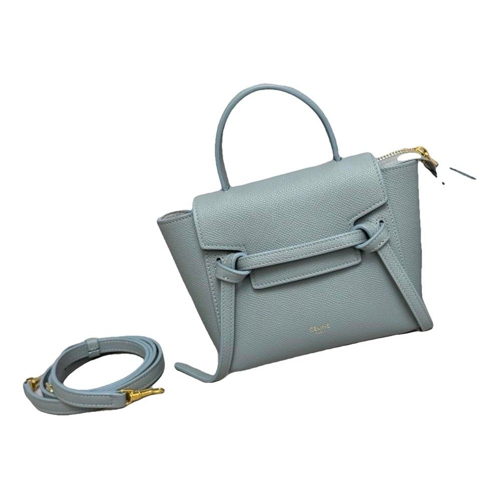 Belt leather handbag