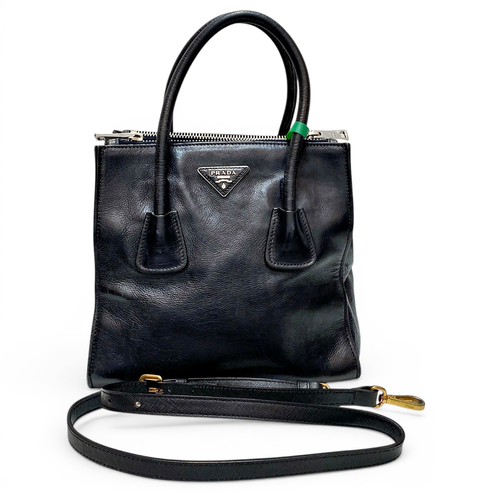 Leather crossbody bag