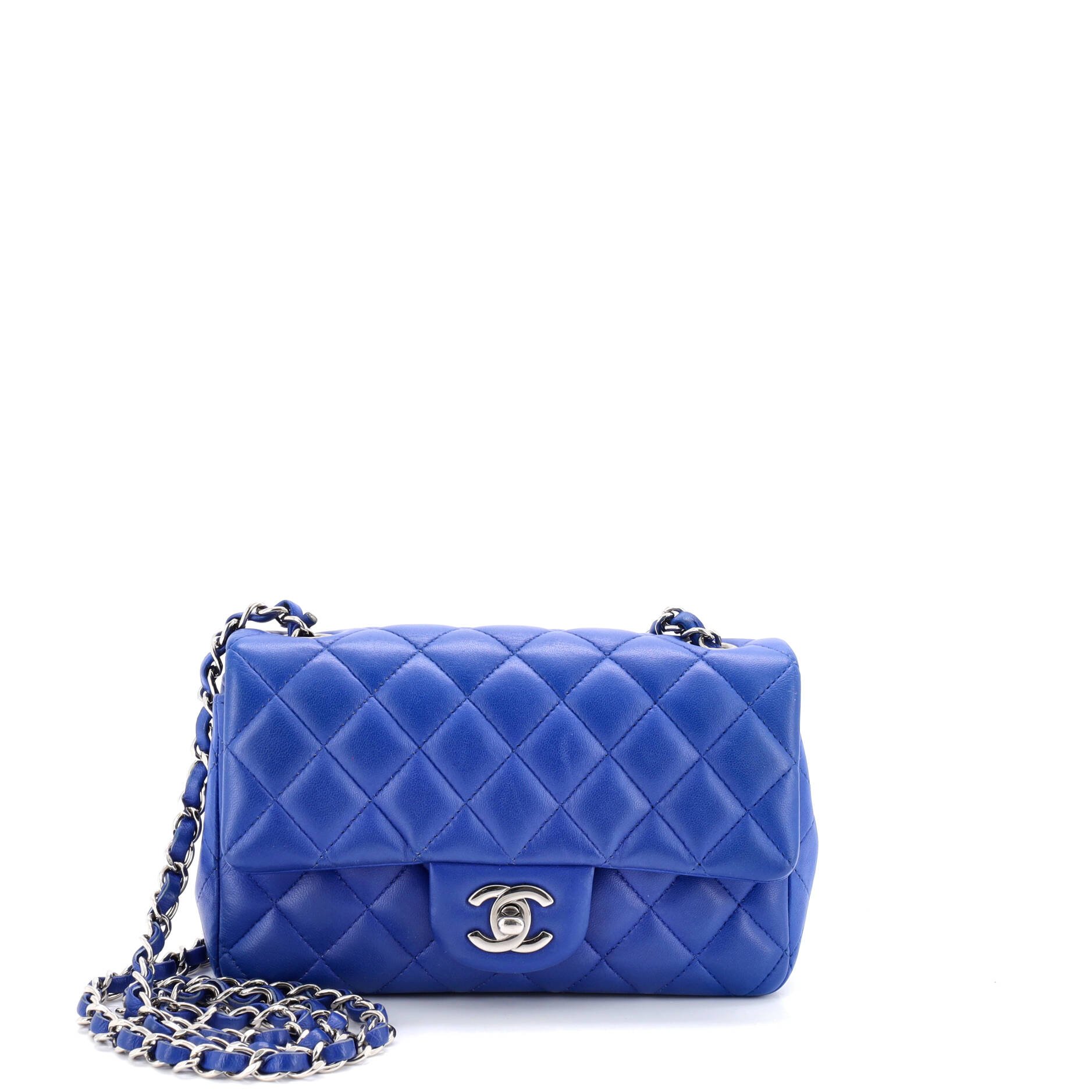 Chanel Classic Single Flap Bag Quilted Lambskin Mini