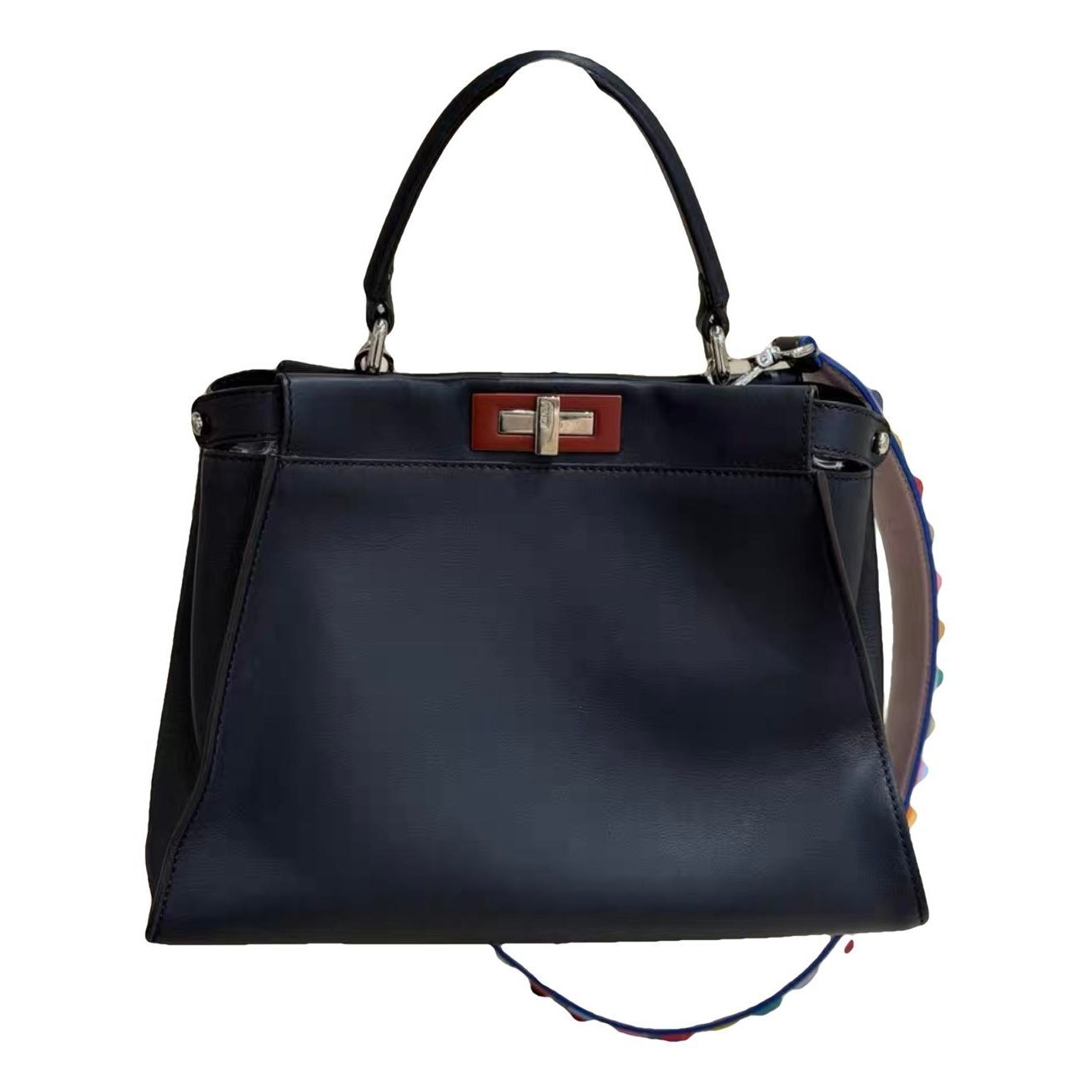 Peekaboo leather handbag