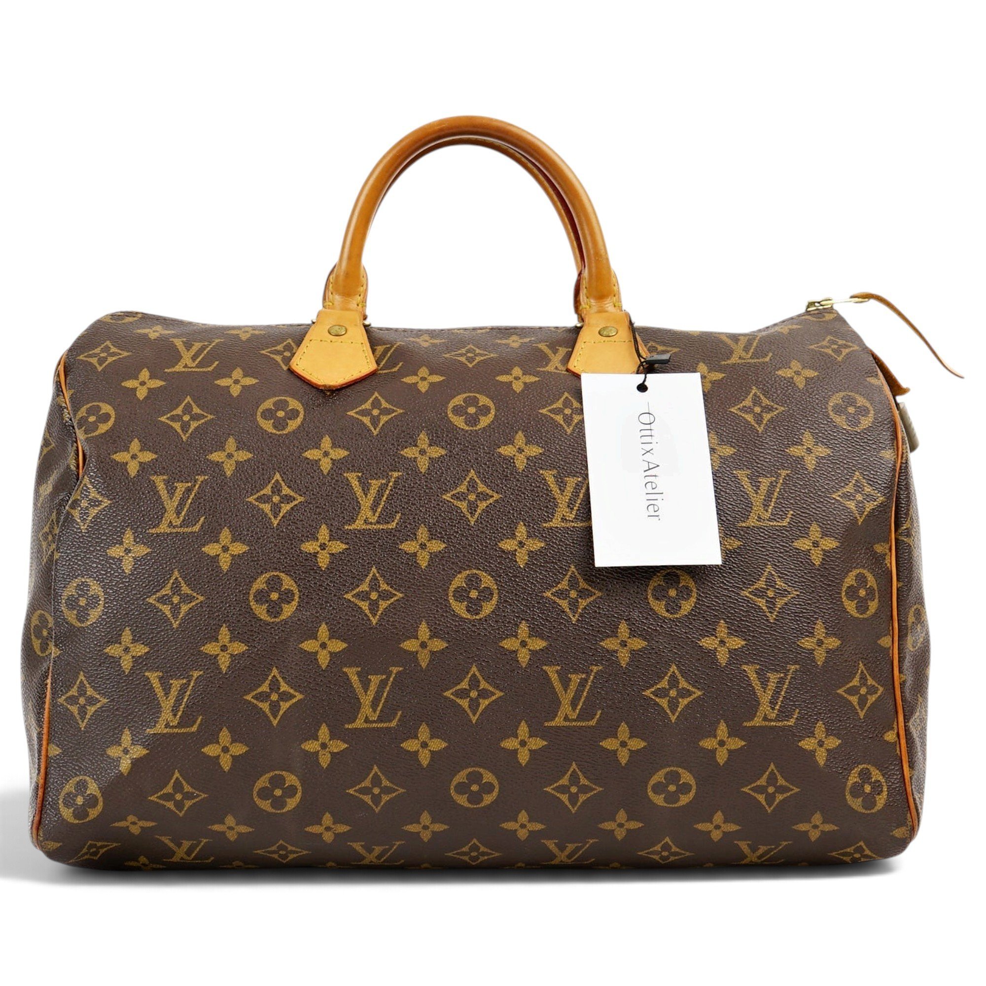Speedy leather handbag
