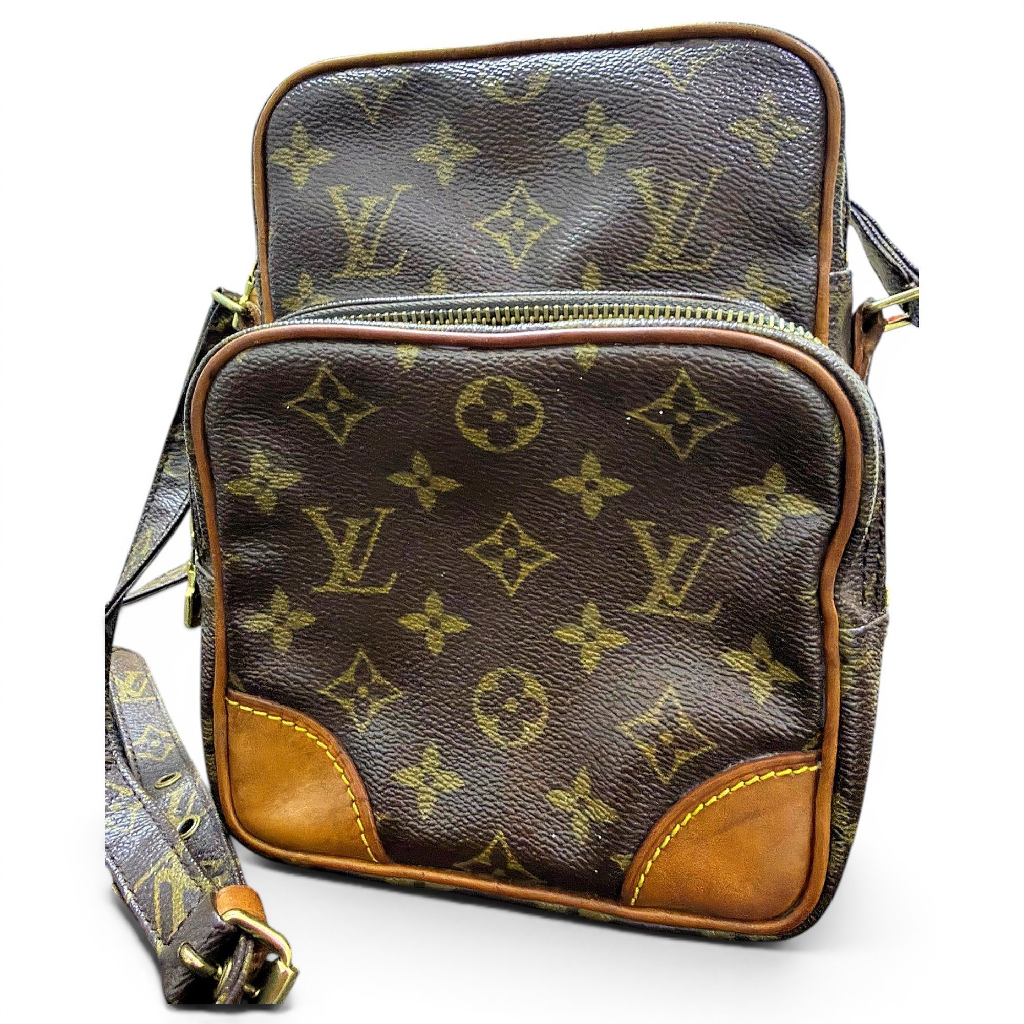 Amazon leather crossbody bag