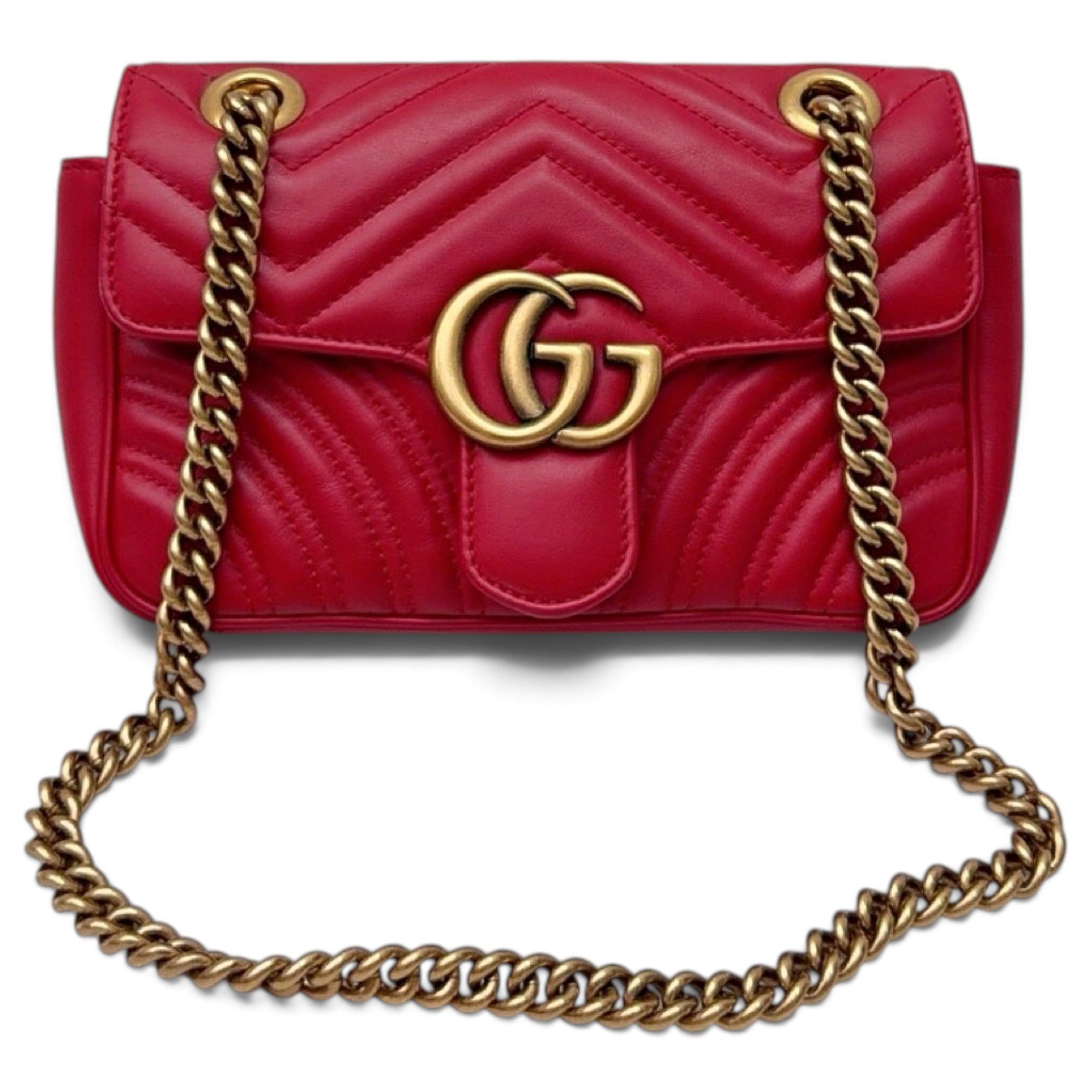 GG Marmont Flap leather handbag