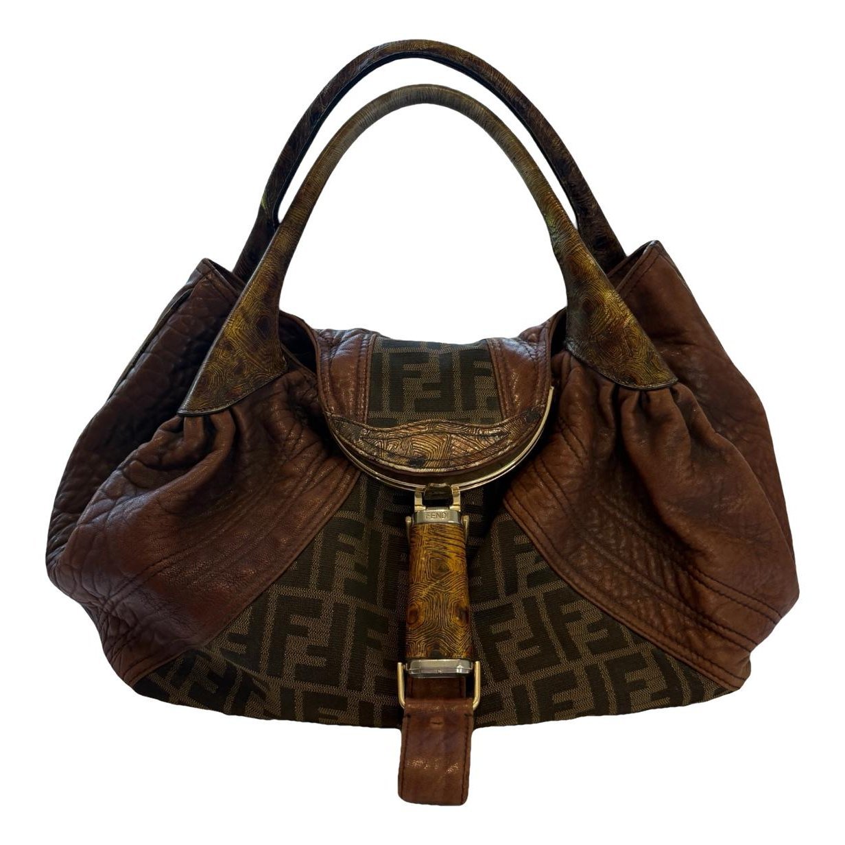 Spy leather handbag