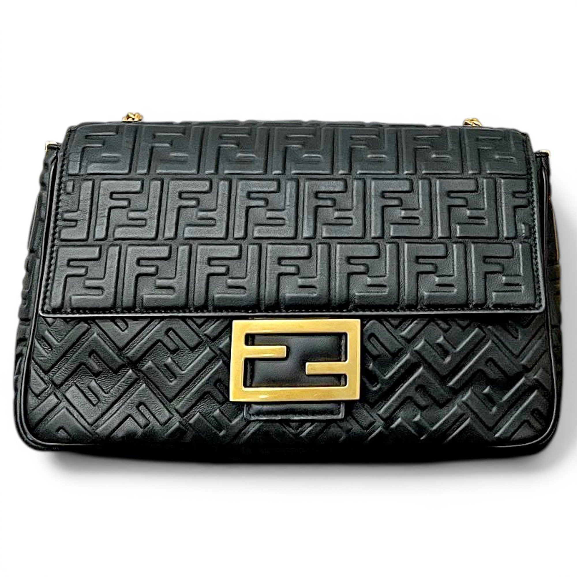 Baguette leather handbag