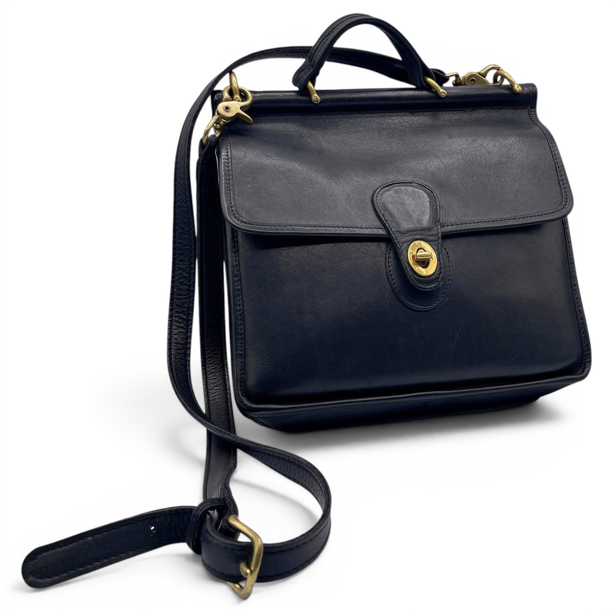Leather satchel