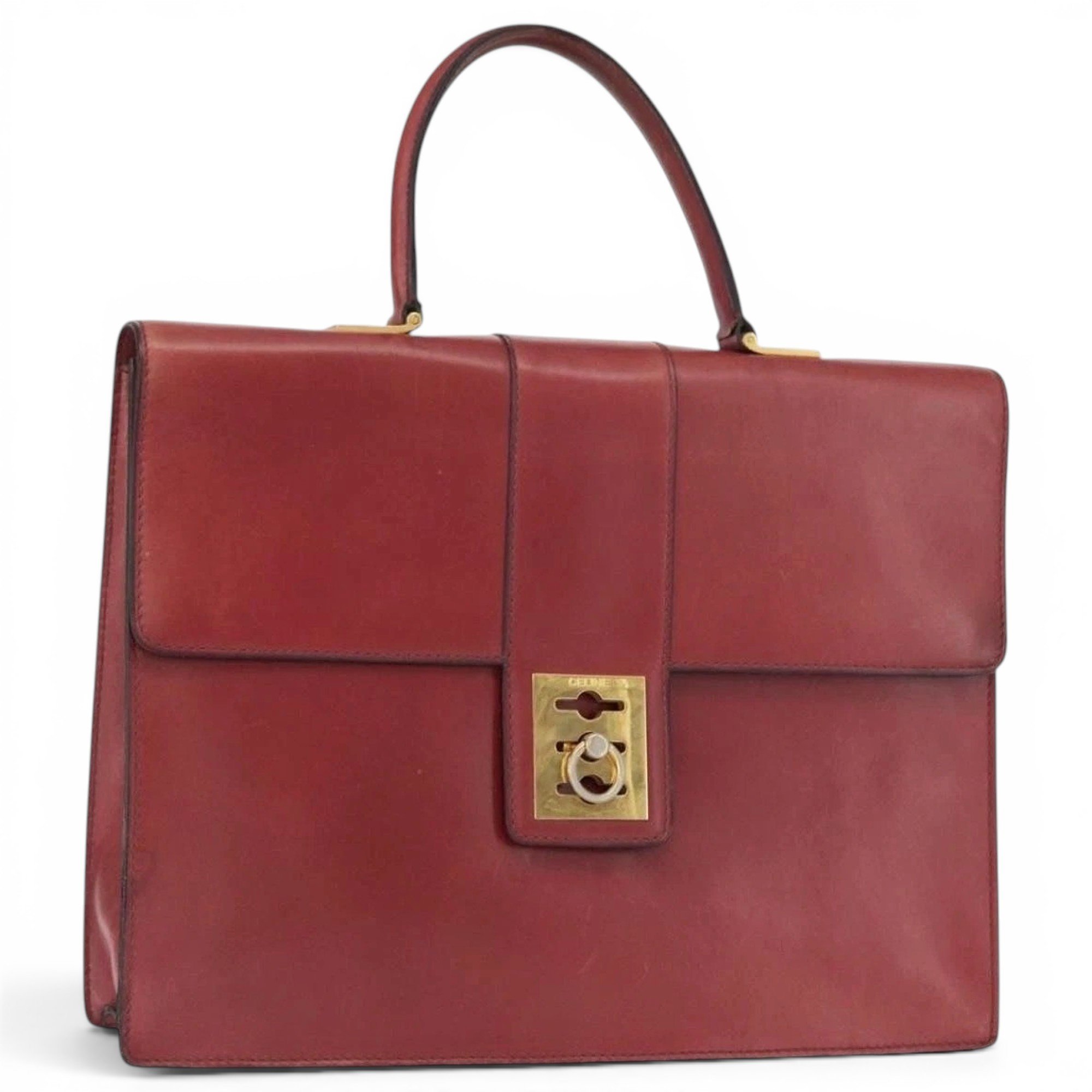 Leather handbag