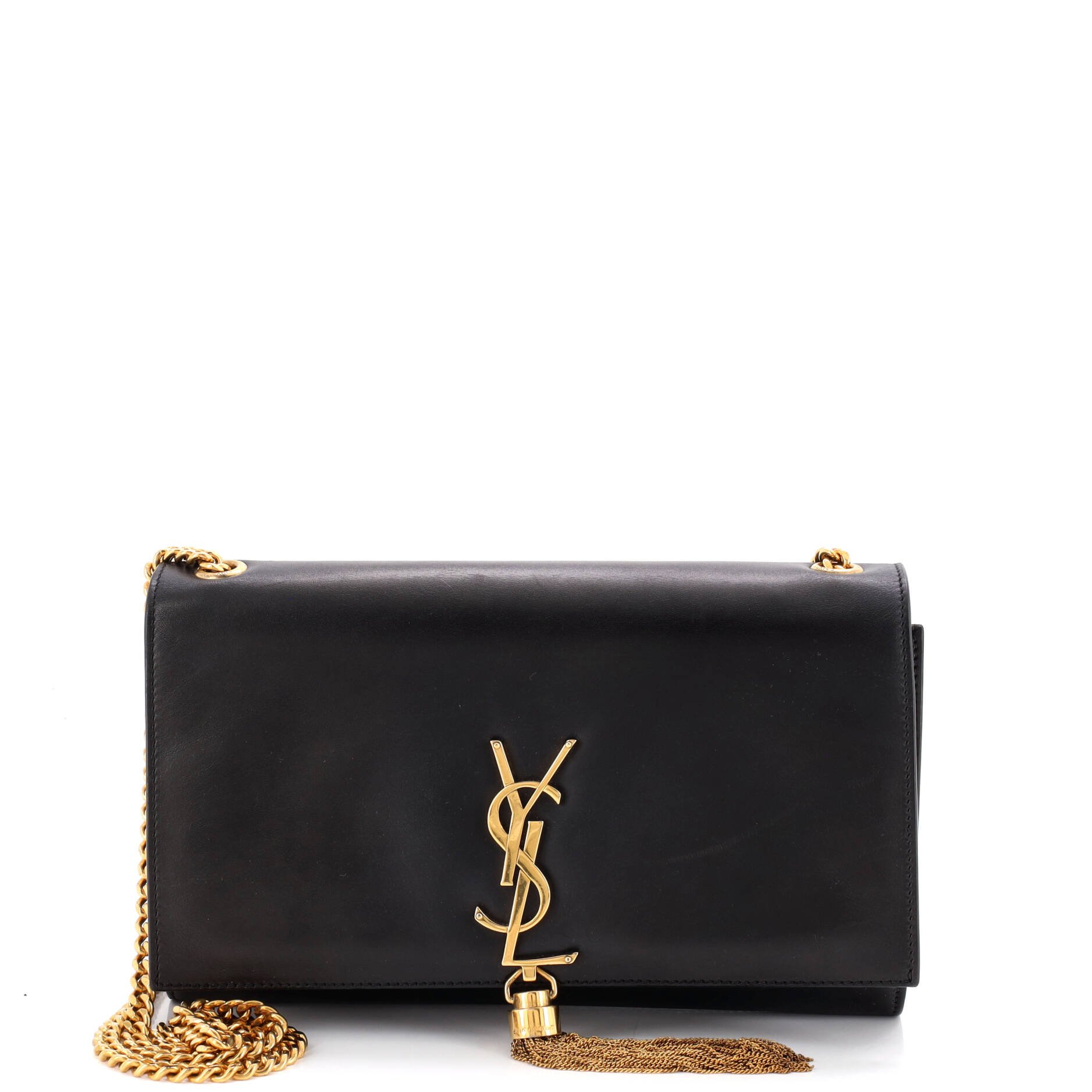 Classic Monogram Tassel Crossbody Bag Leather Medium