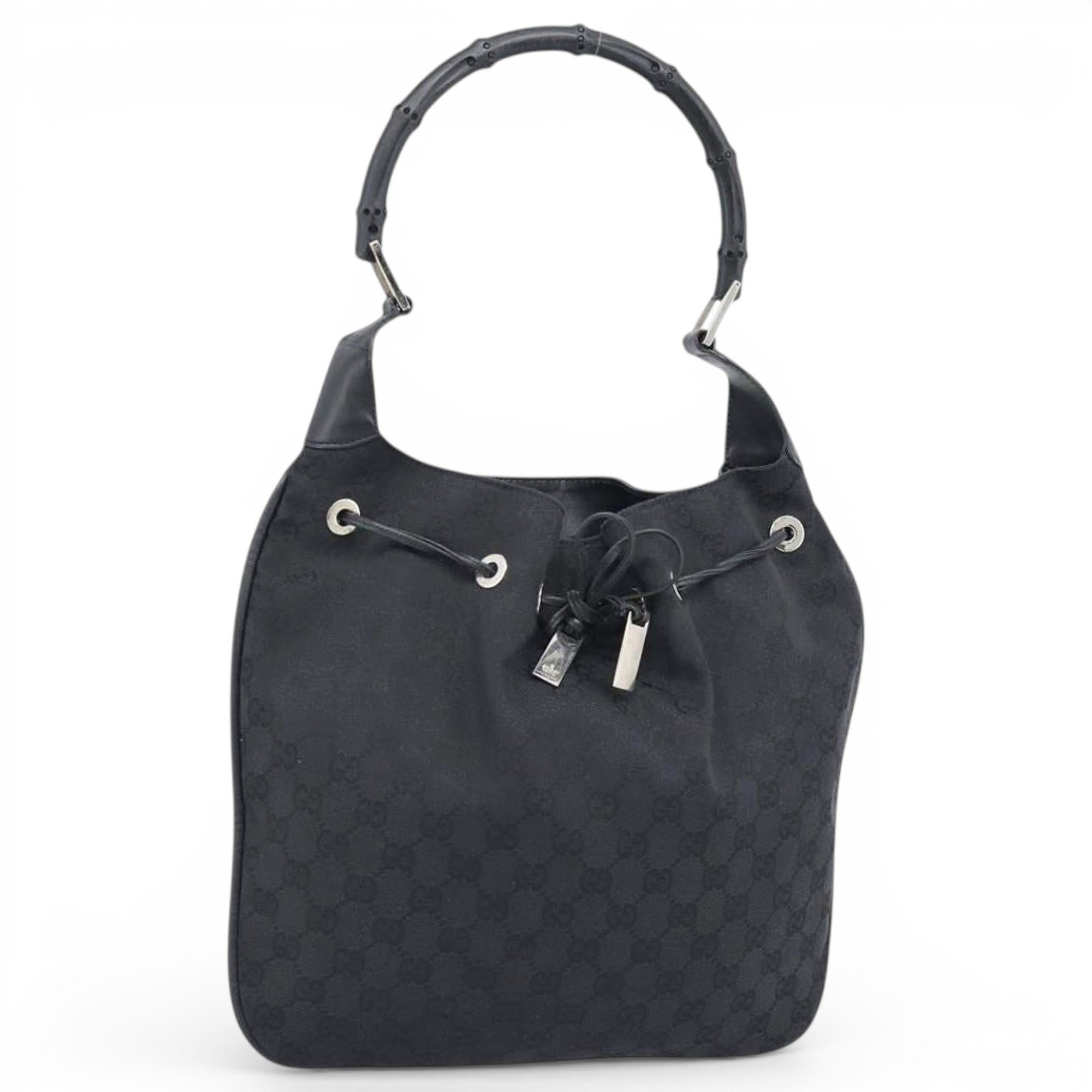 Bamboo leather handbag
