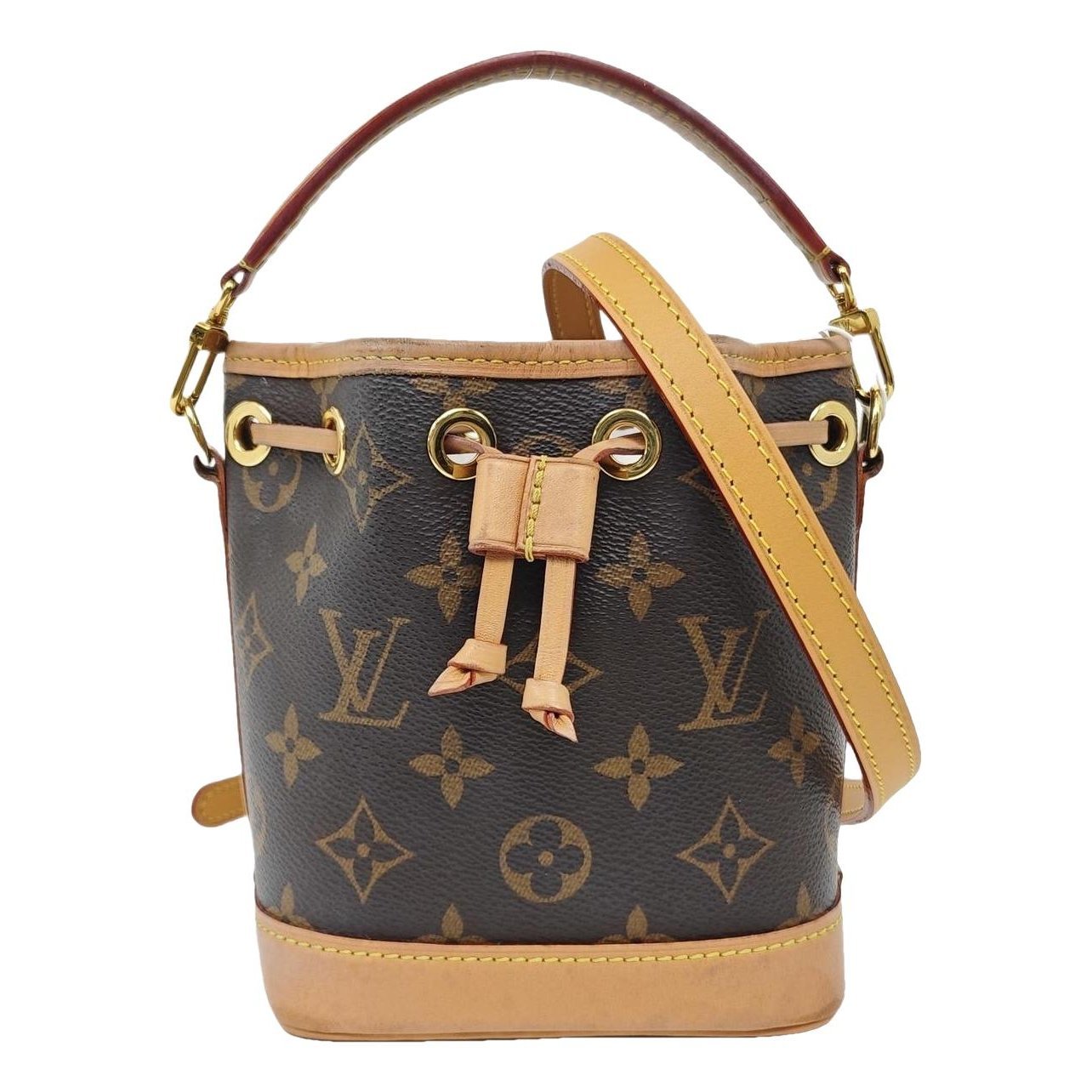 Nano Noé leather handbag