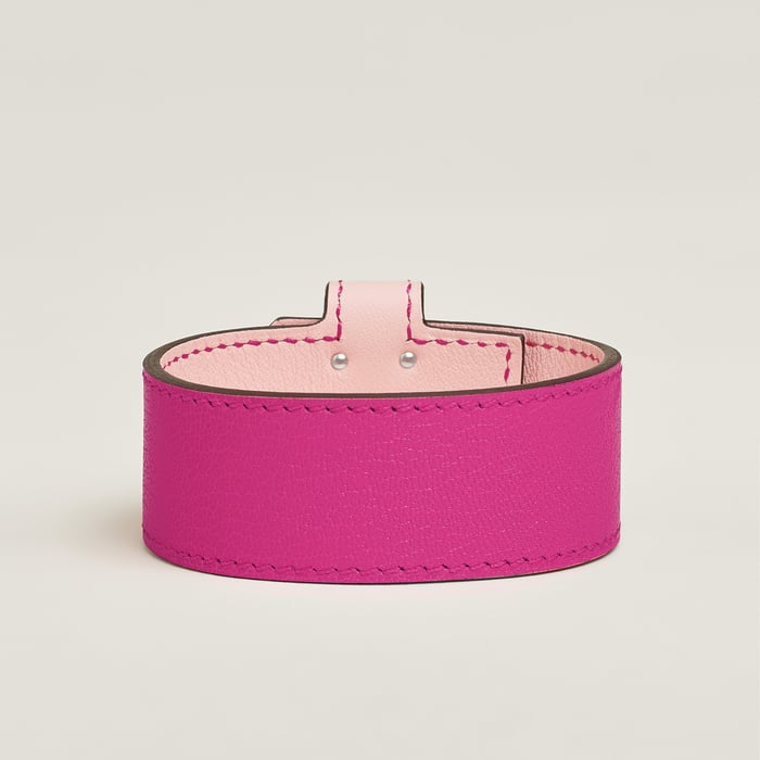 Rose Shocking Kelly Twist Bracelet, Small Model
