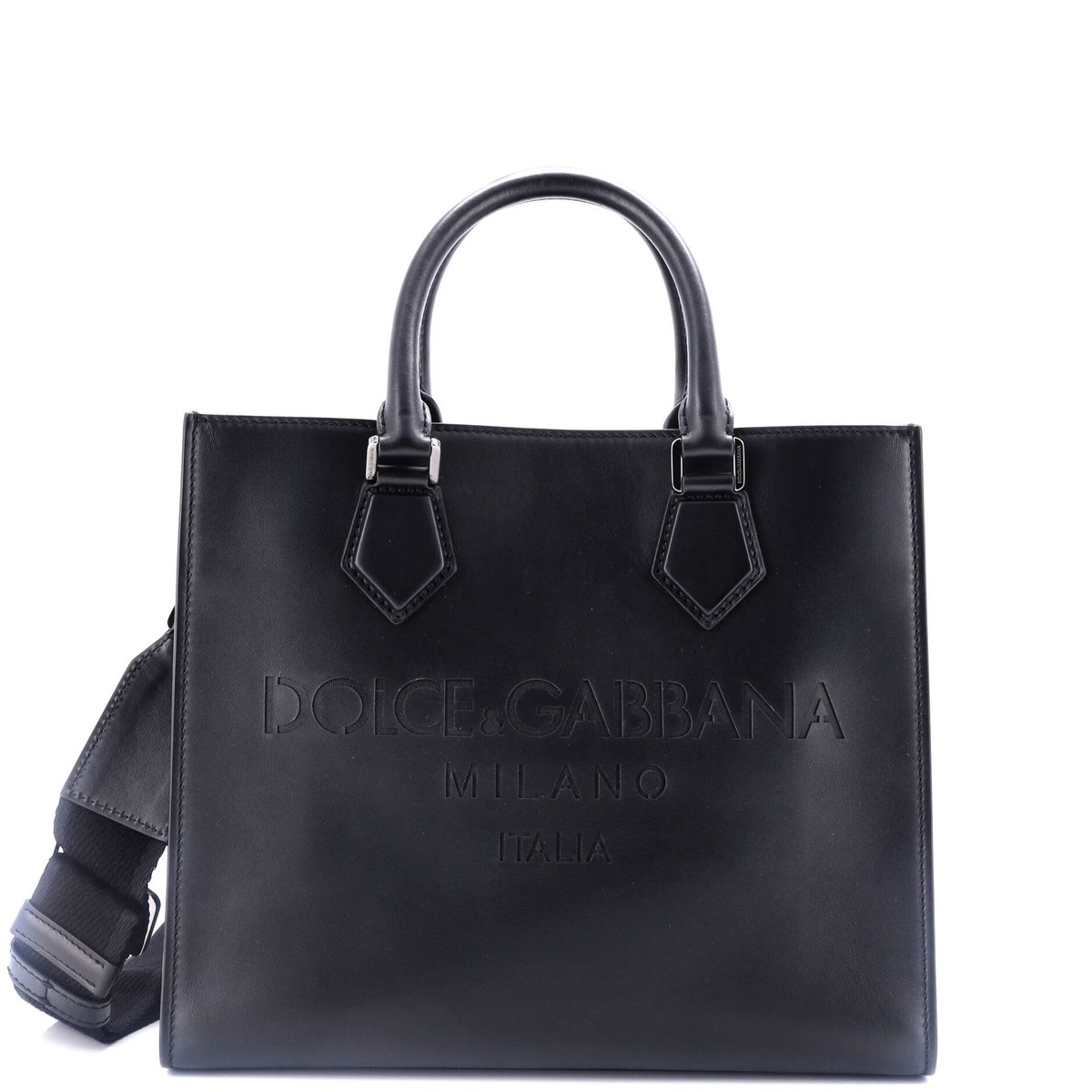 Dolce & Gabbana Edge Logo Tote Leather Medium