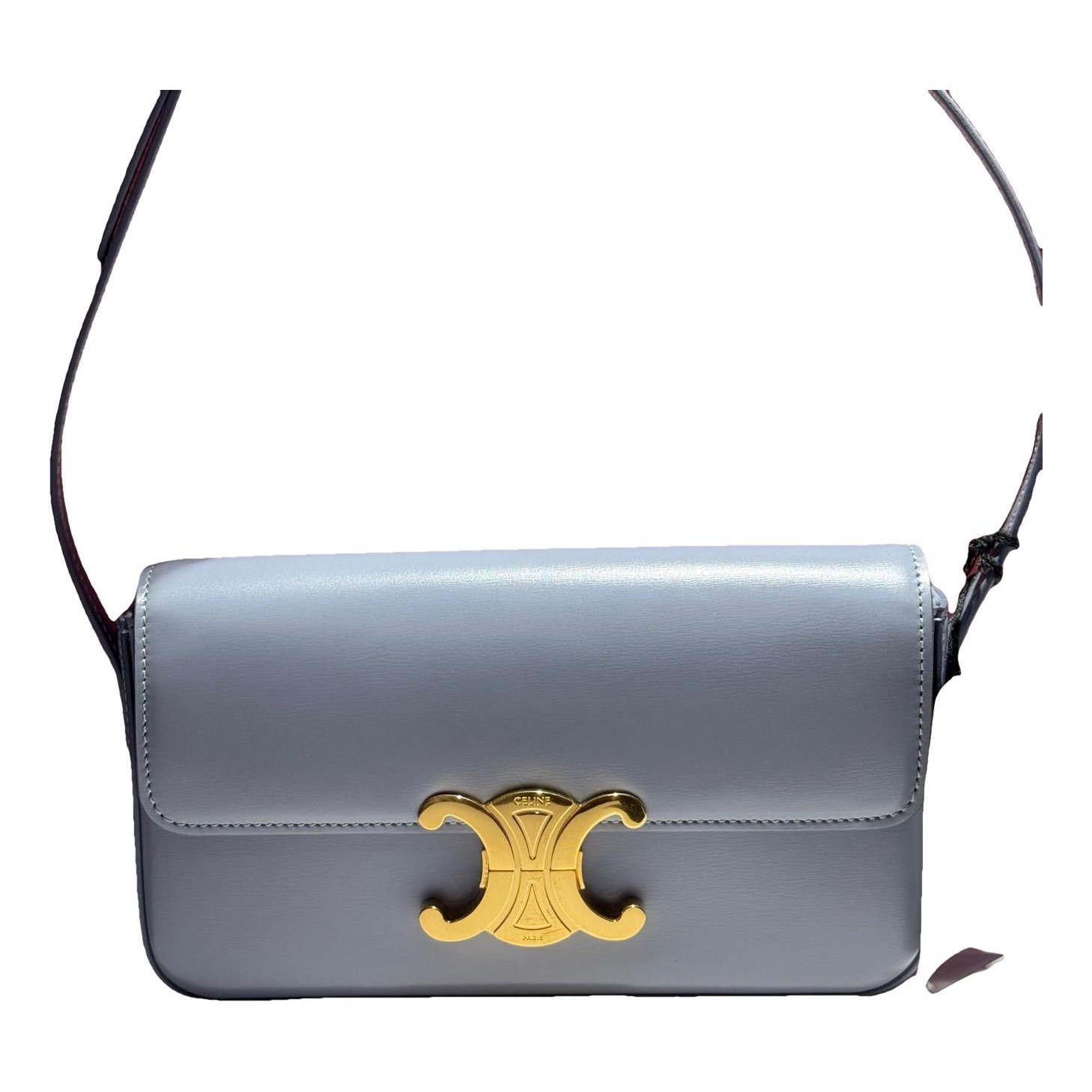 Triomphe leather handbag