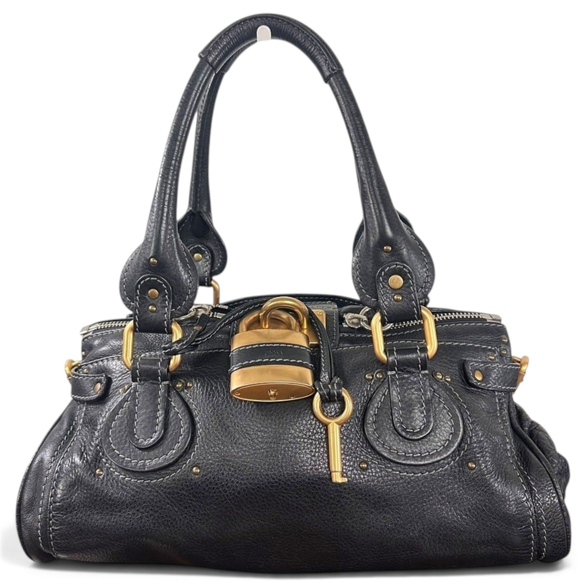 Leather satchel