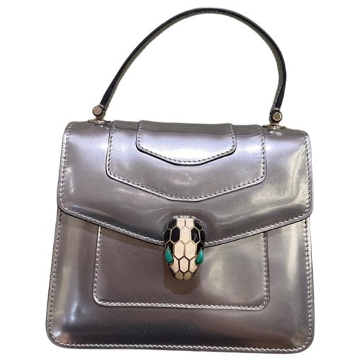Serpenti leather handbag
