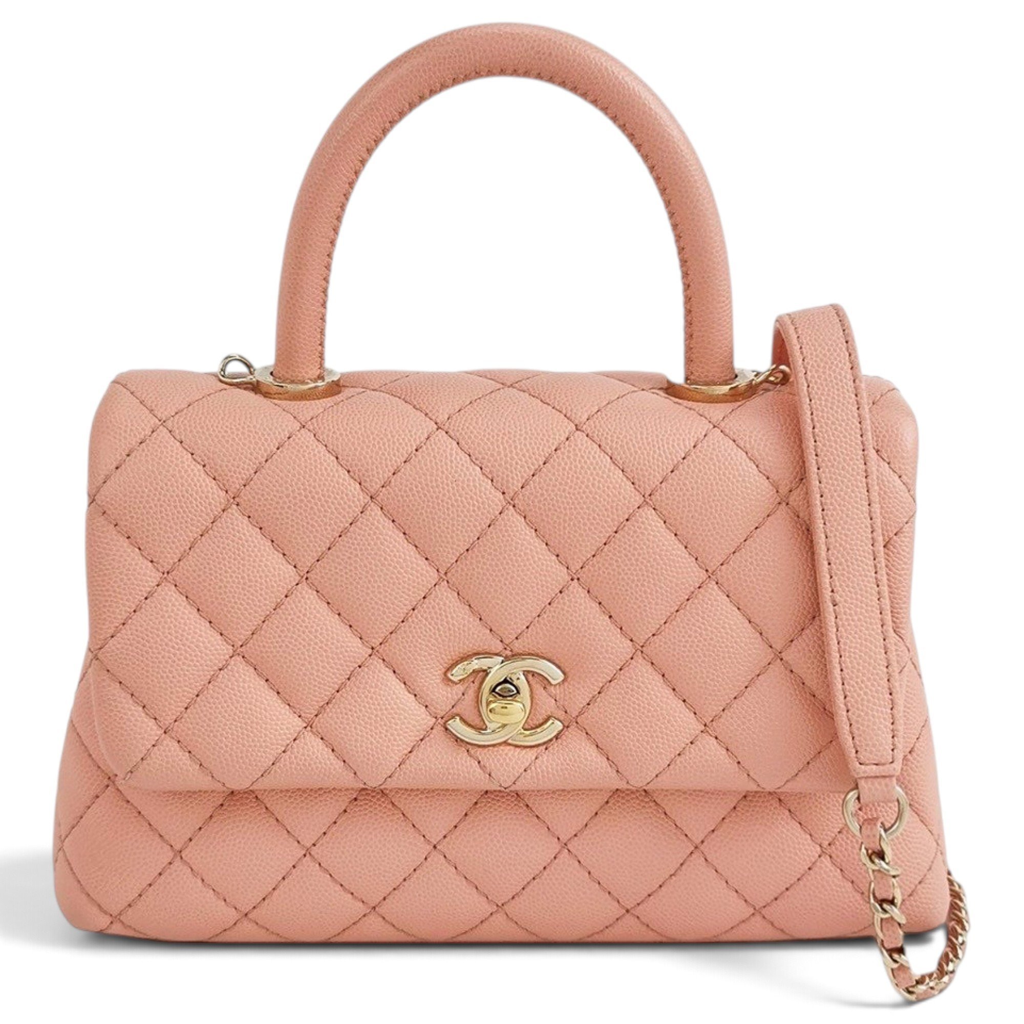 Coco Handle leather handbag