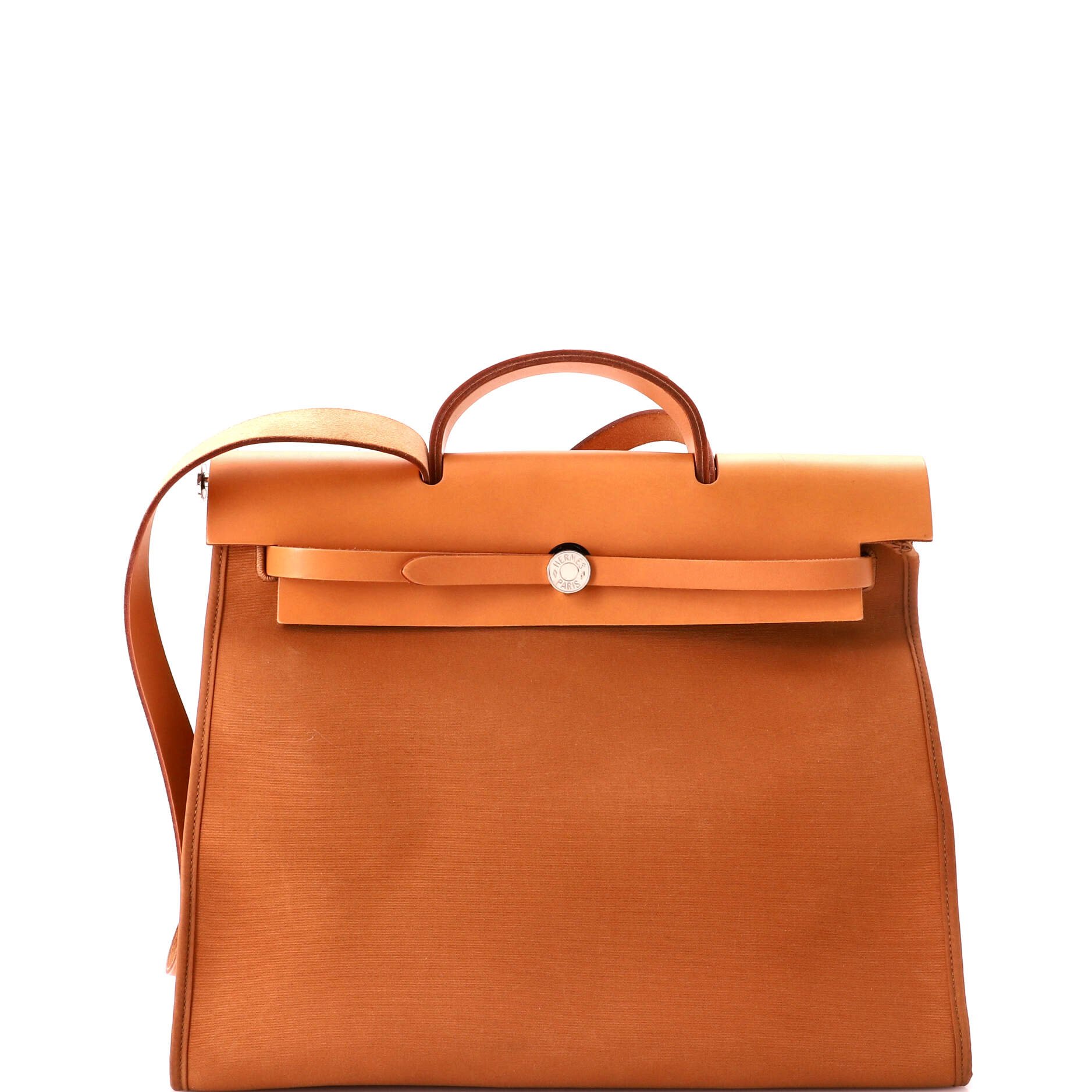 Herbag Zip Leather and Toile 39