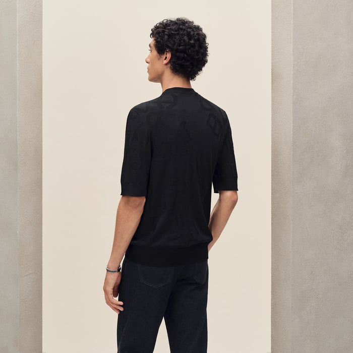 Noir "Calligraphie Equestre" Crewneck Sweater