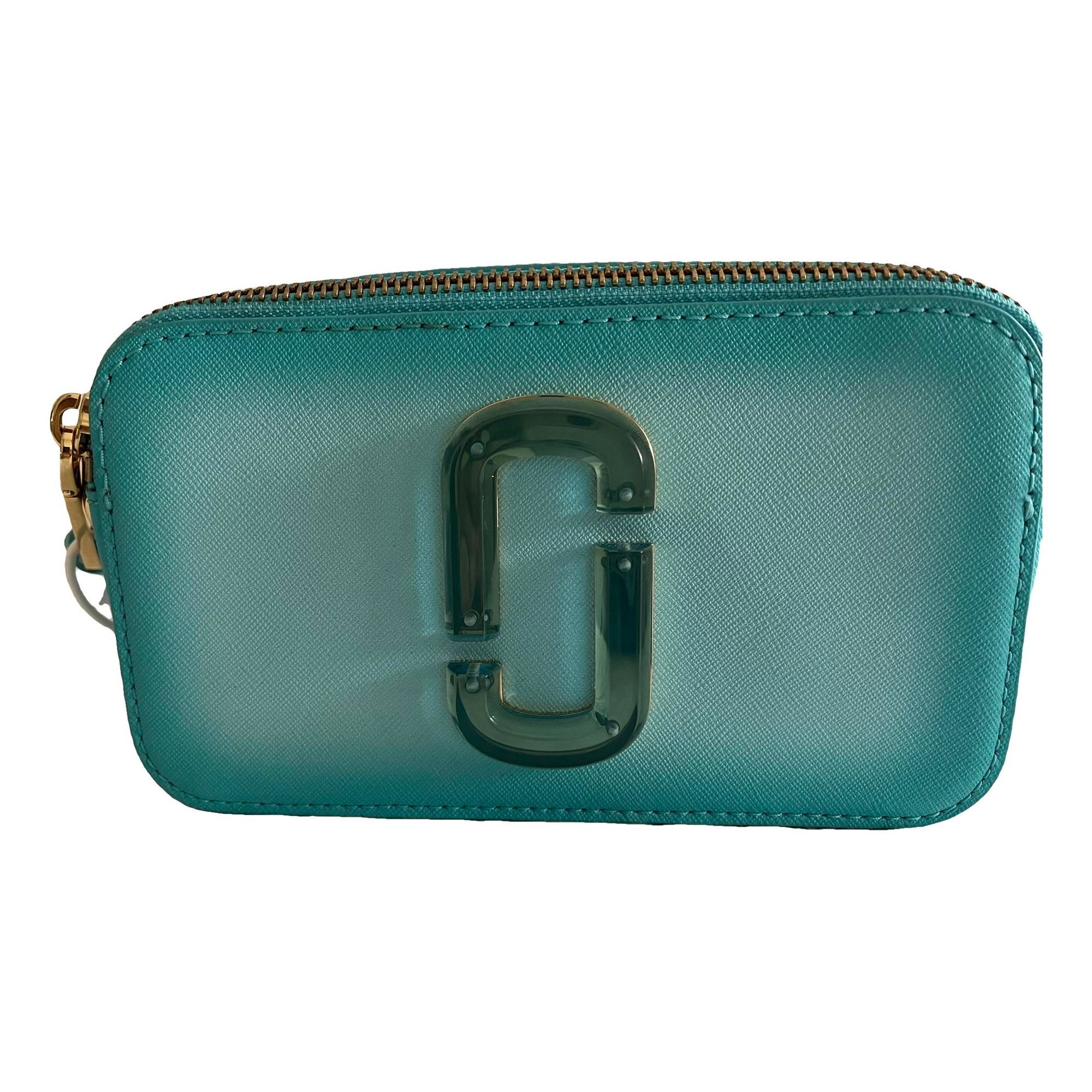 Snapshot leather clutch bag