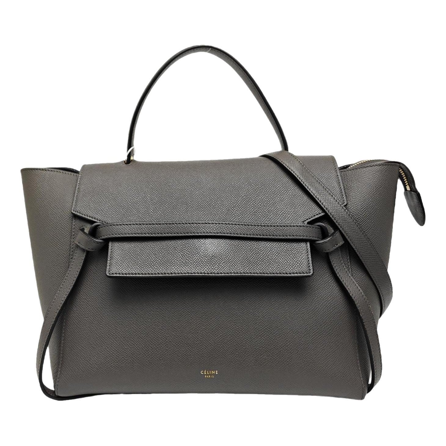 Belt leather handbag
