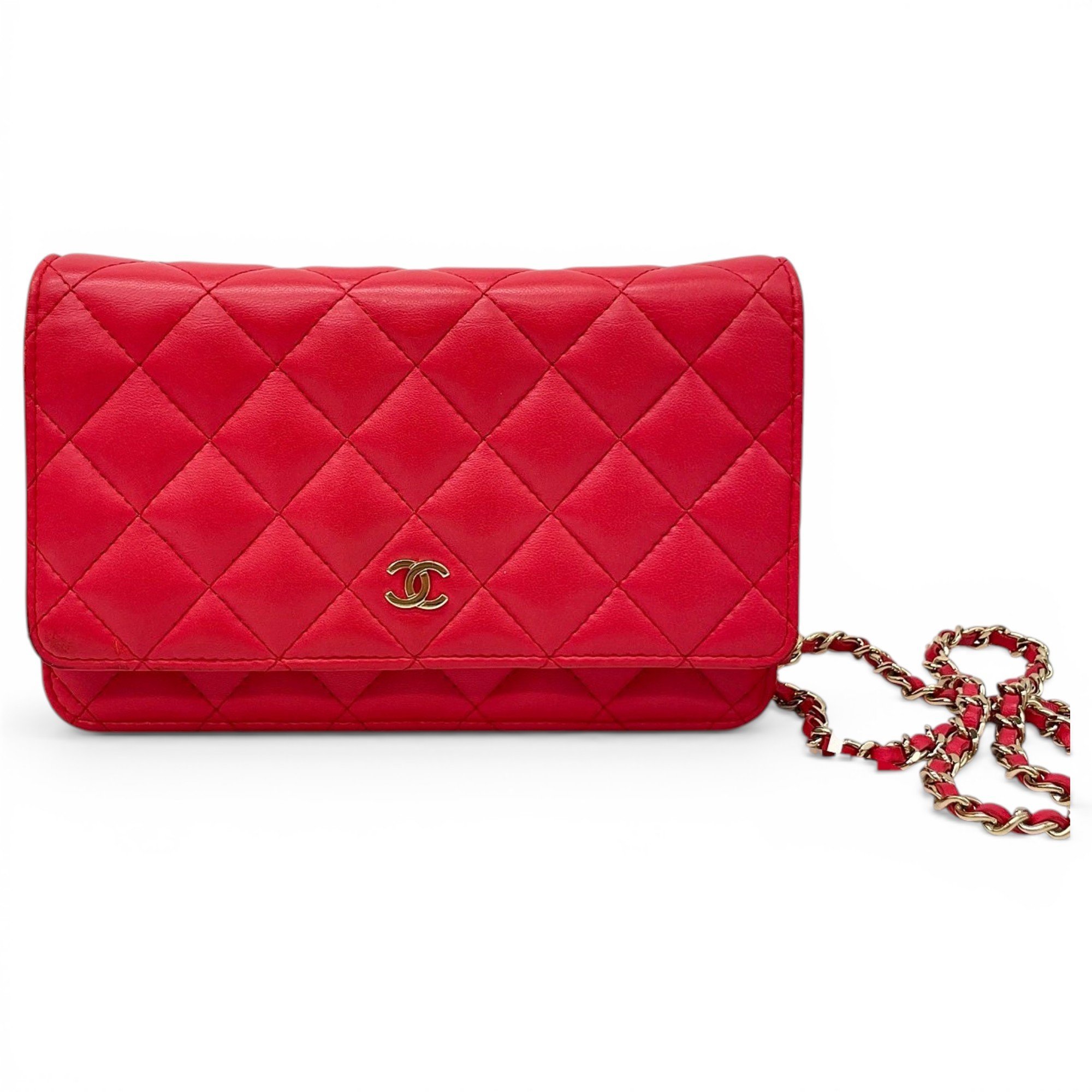 Wallet On Chain Gabrielle leather crossbody bag