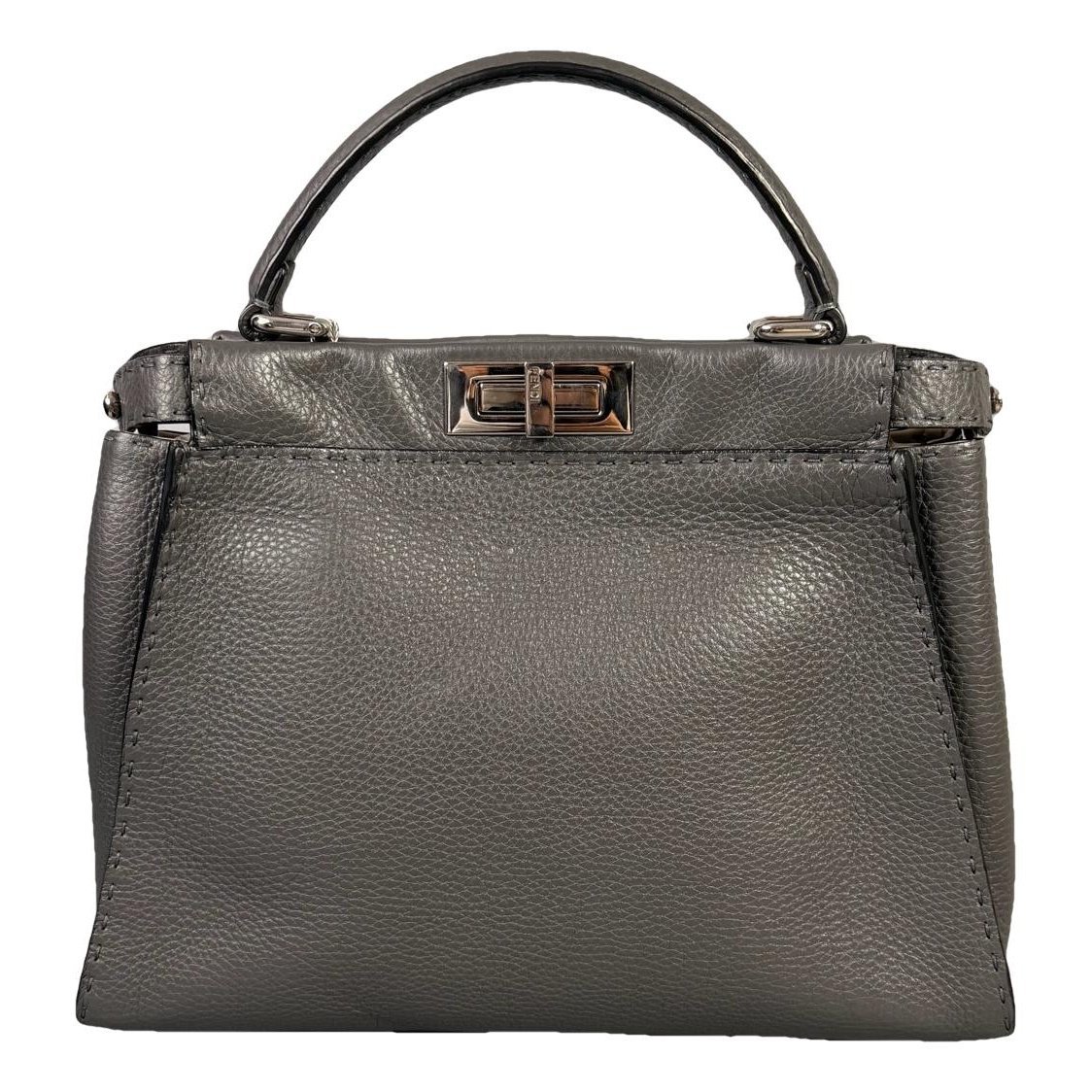 Peekaboo leather handbag