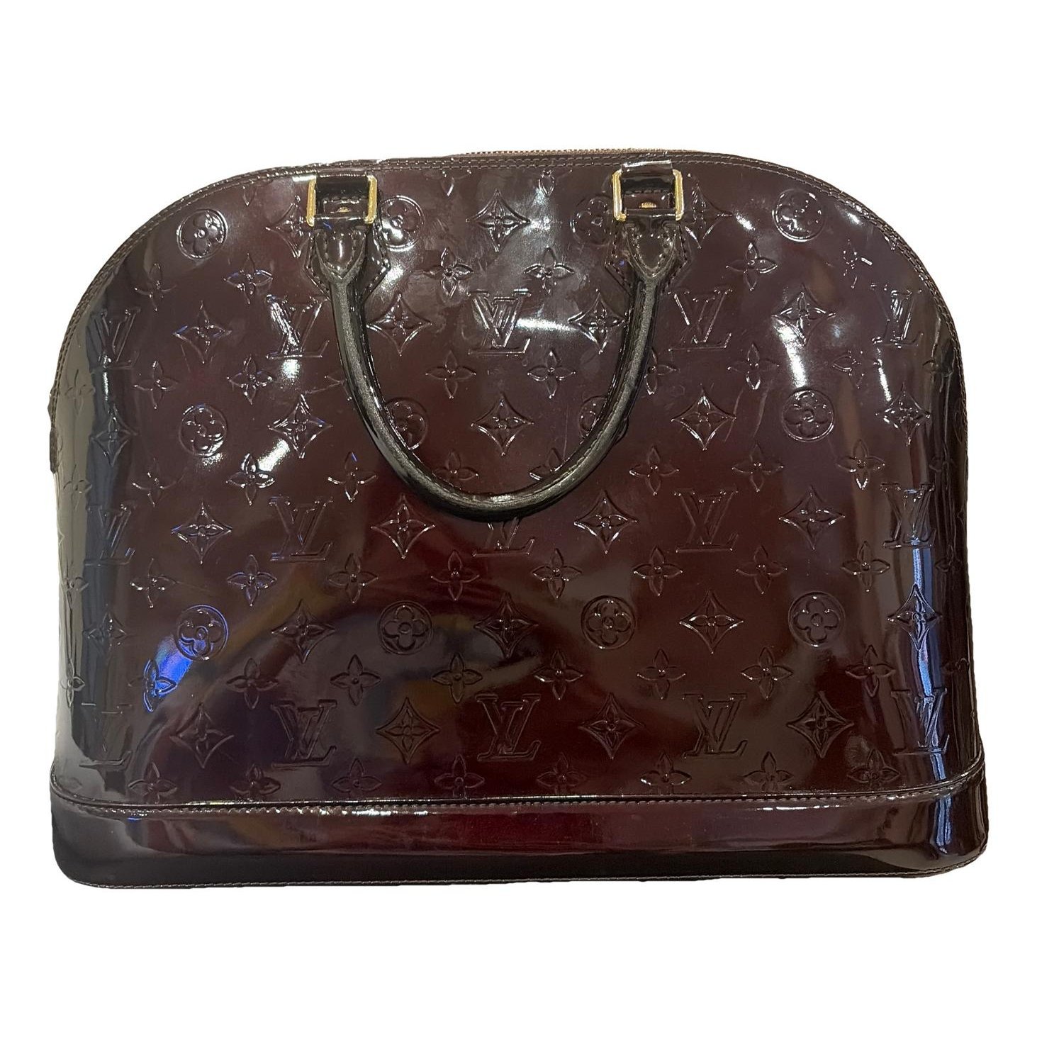 Alma BB patent leather handbag