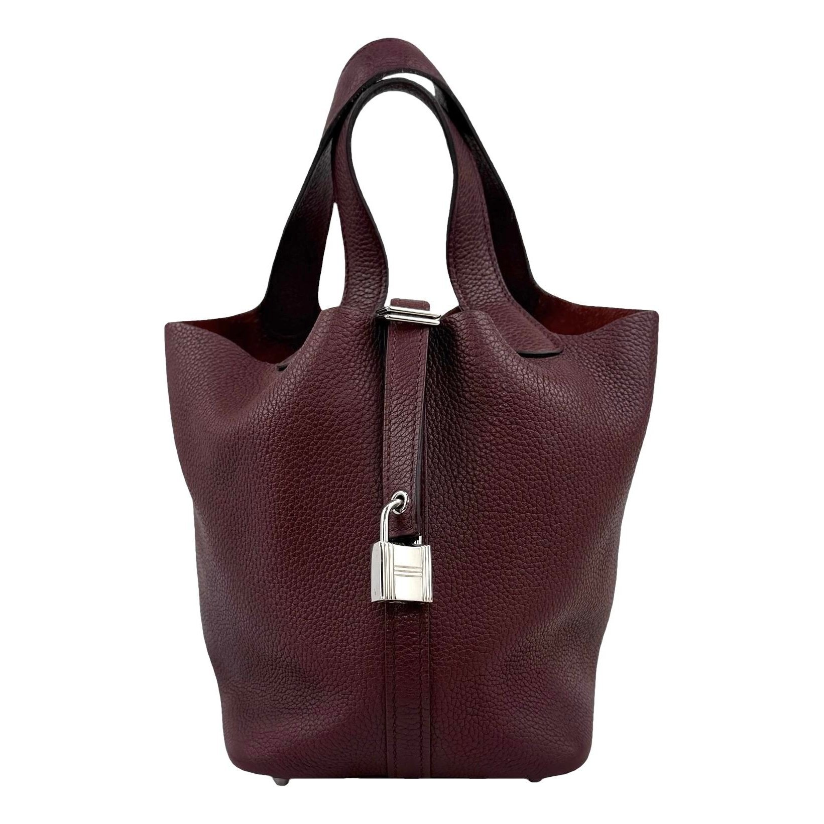 Picotin leather handbag
