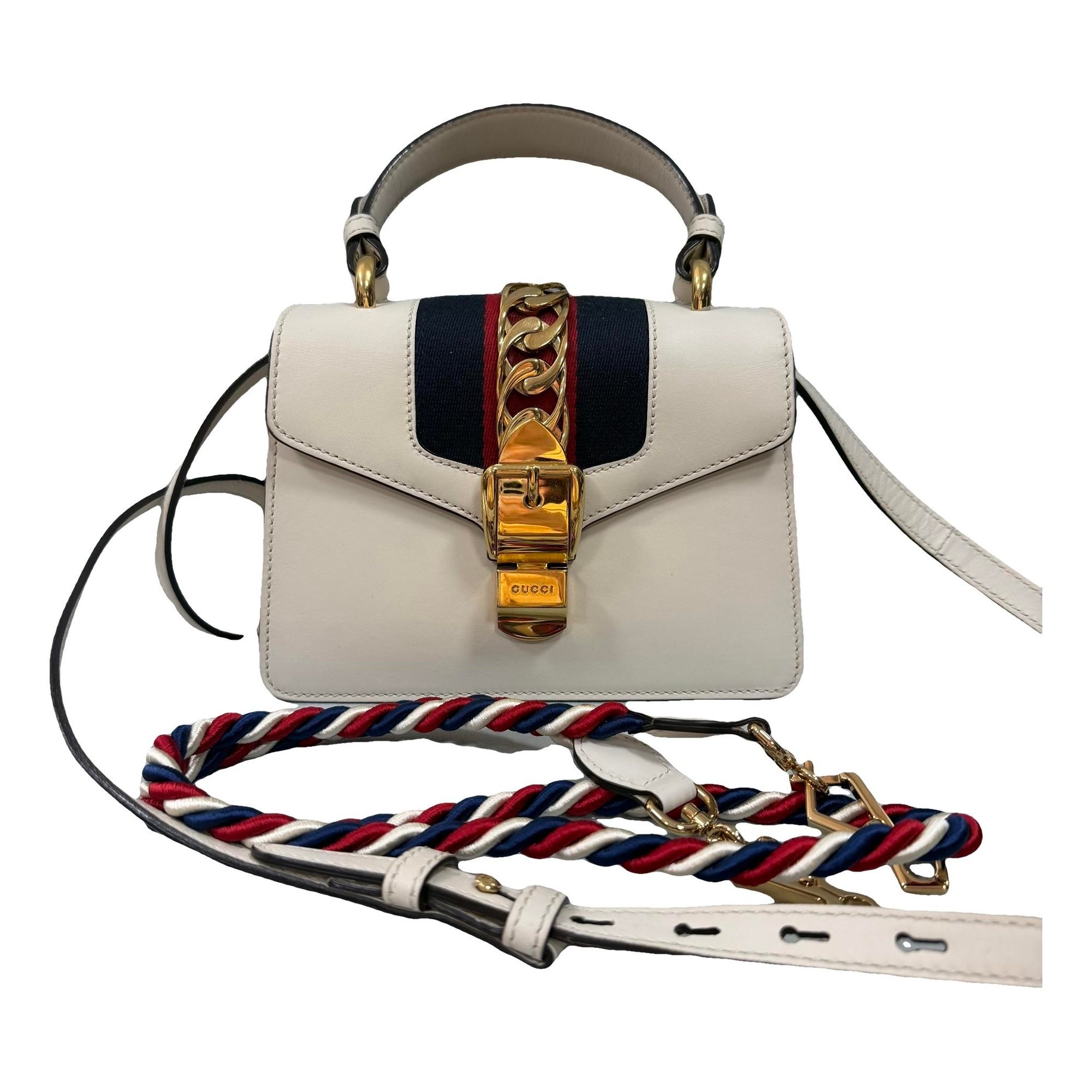 Sylvie Top Handle leather handbag