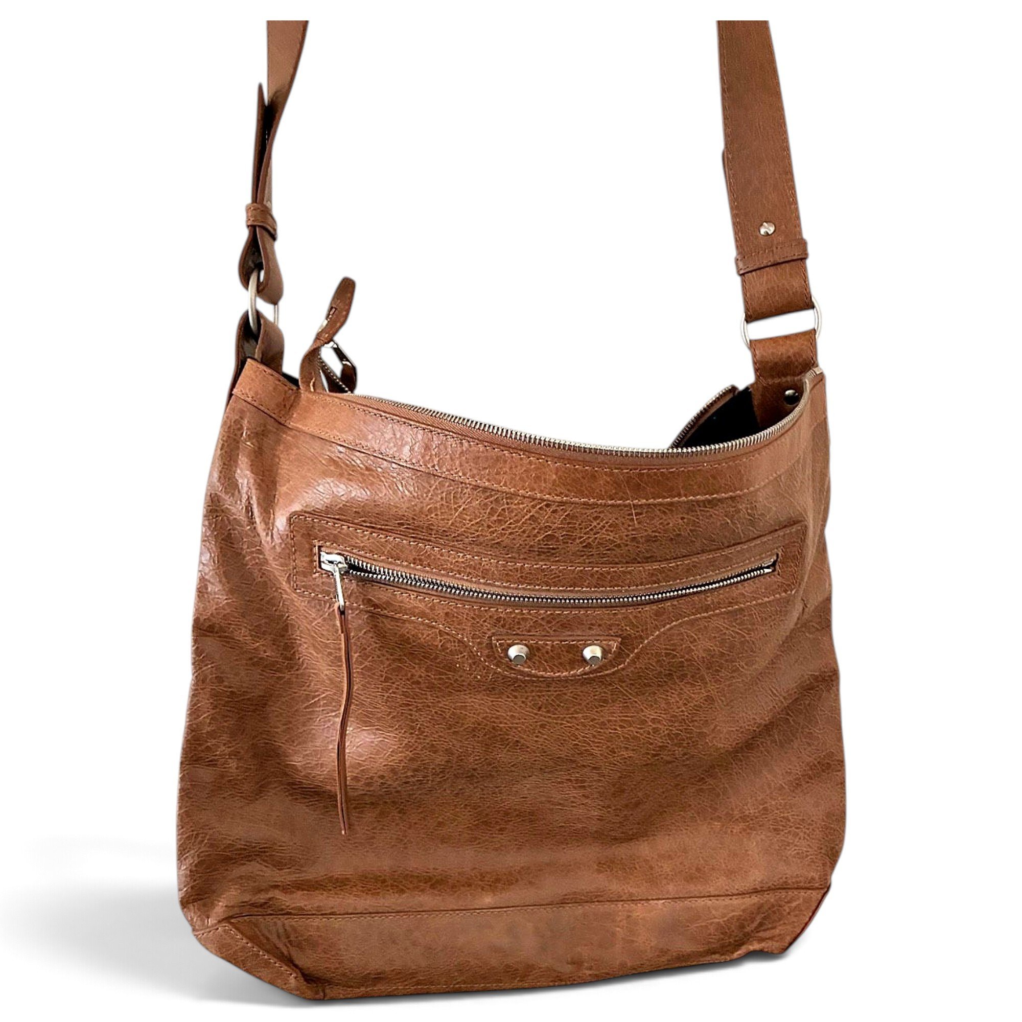 Balenciaga Day leather handbag