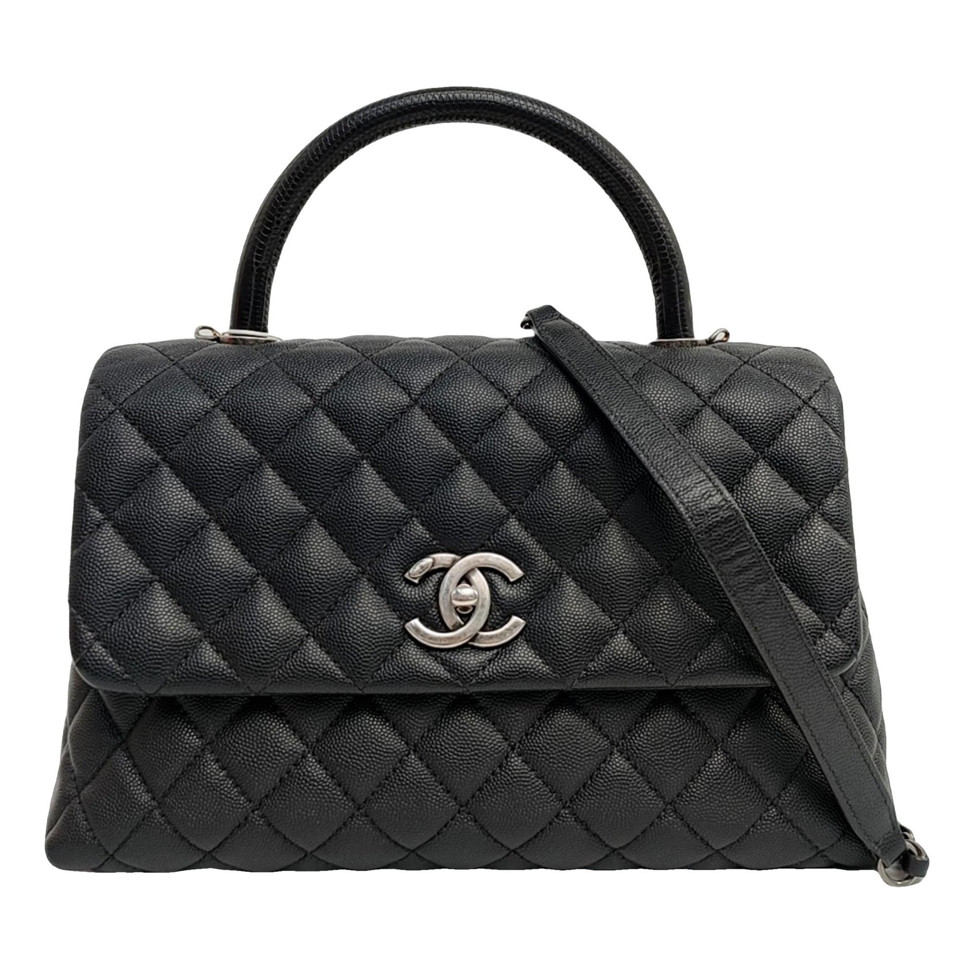 Coco Handle leather handbag