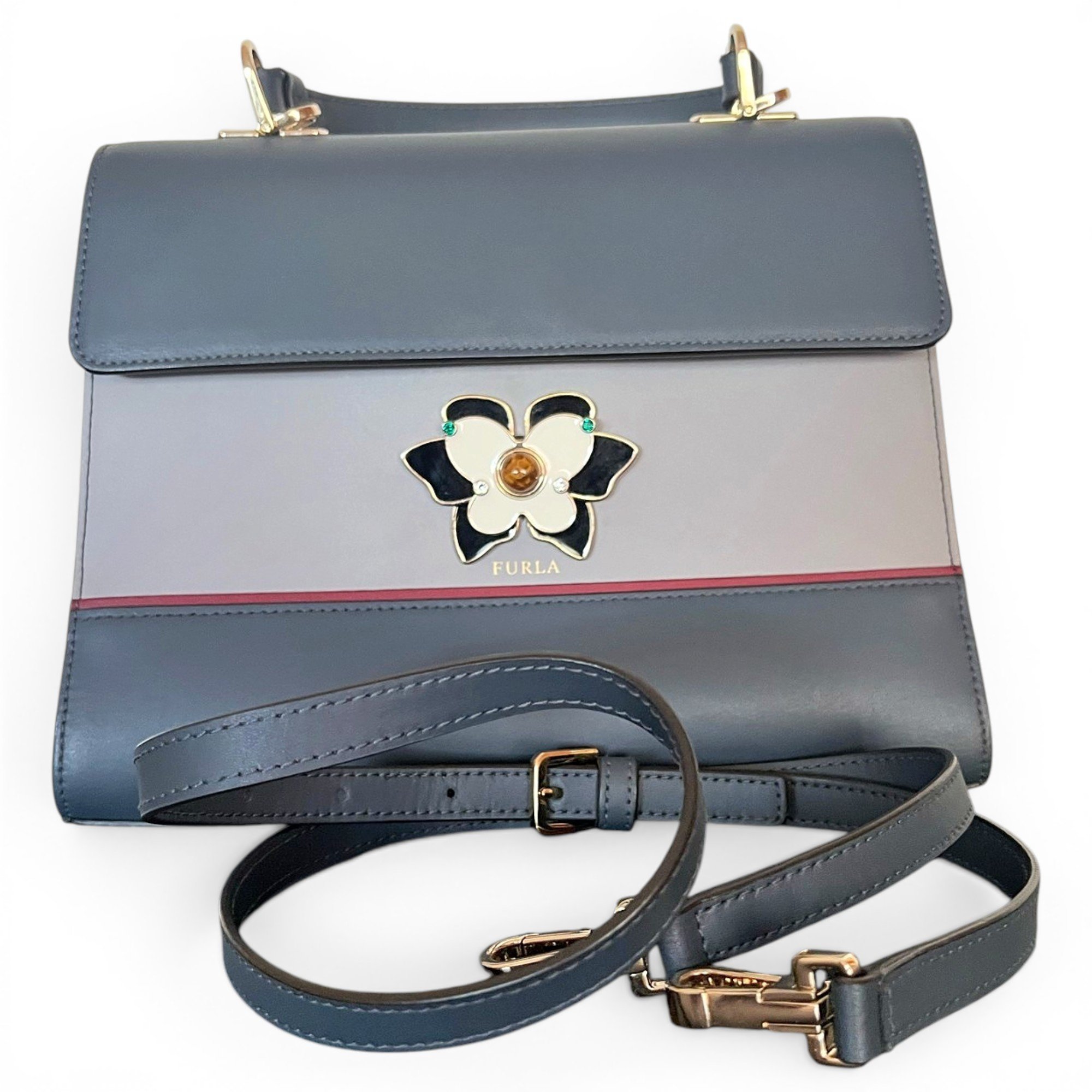 Leather crossbody bag