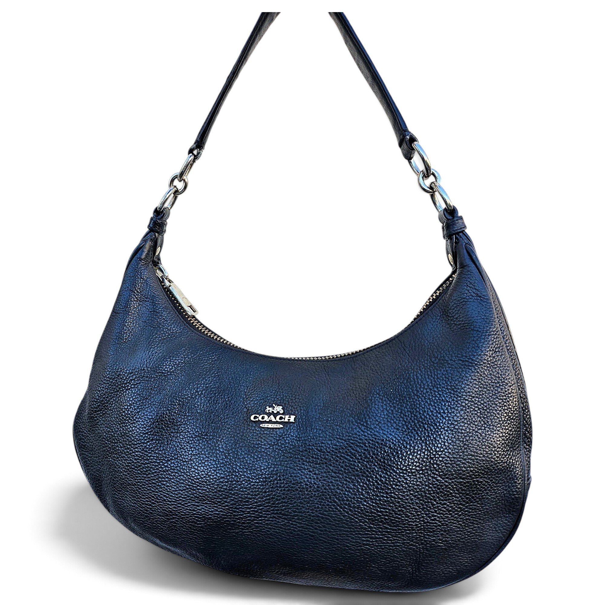 Hamilton Hobo leather handbag