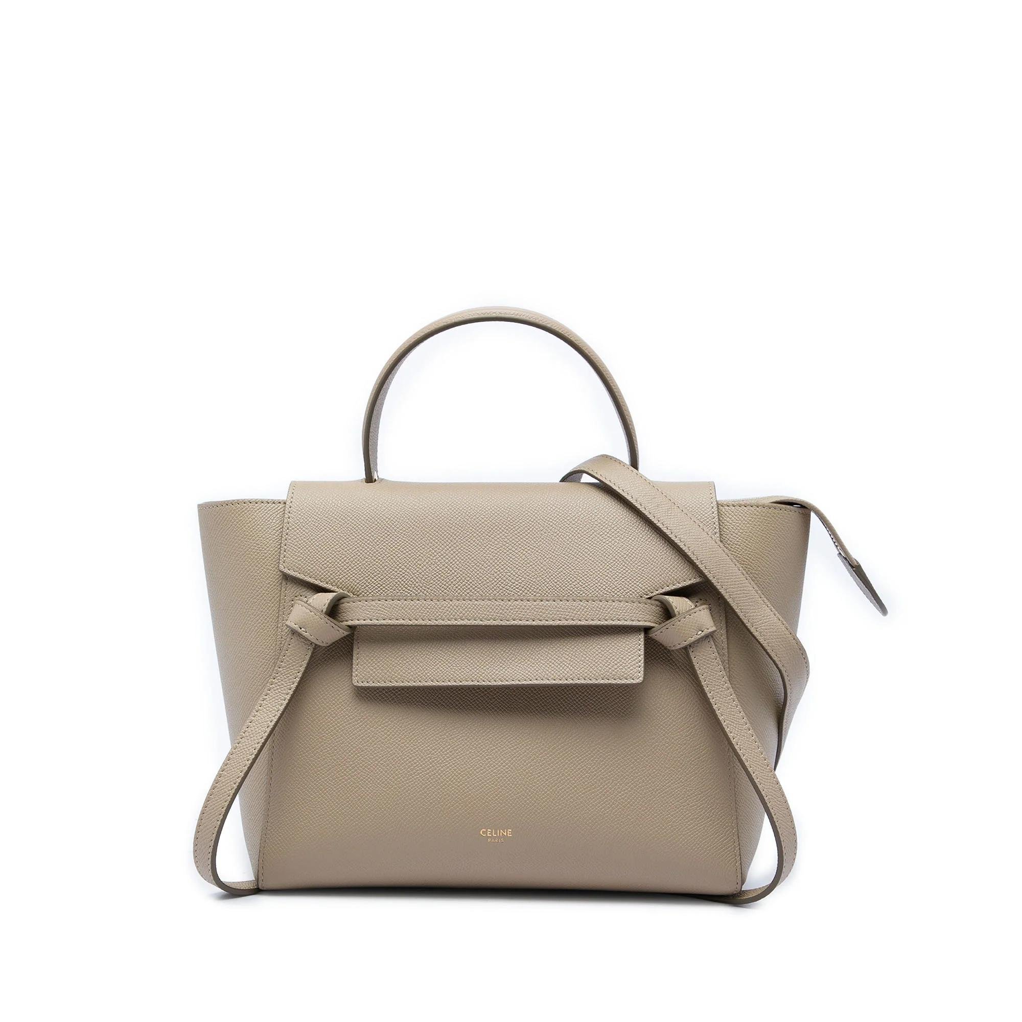 Belt pony-style calfskin handbag