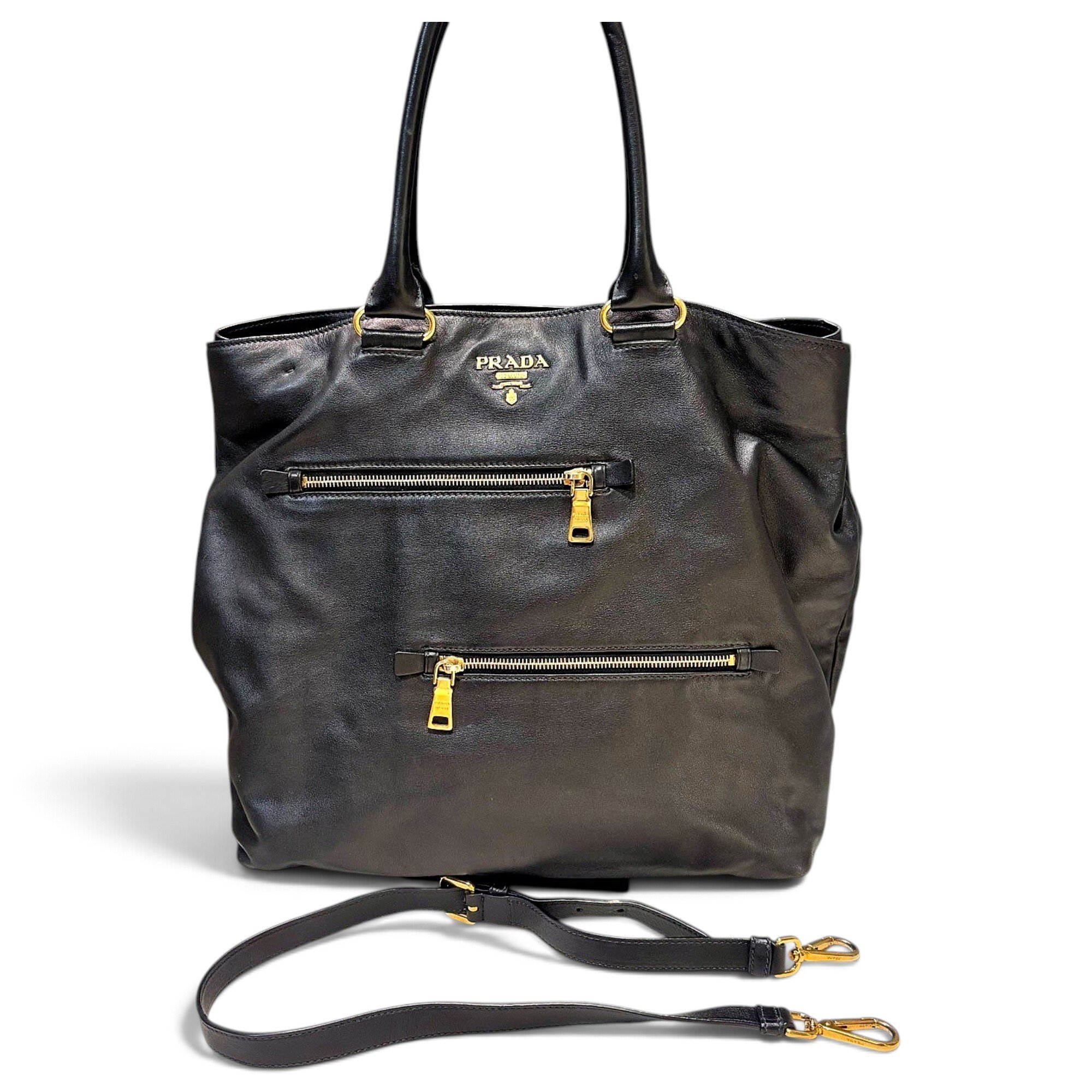 Leather handbag