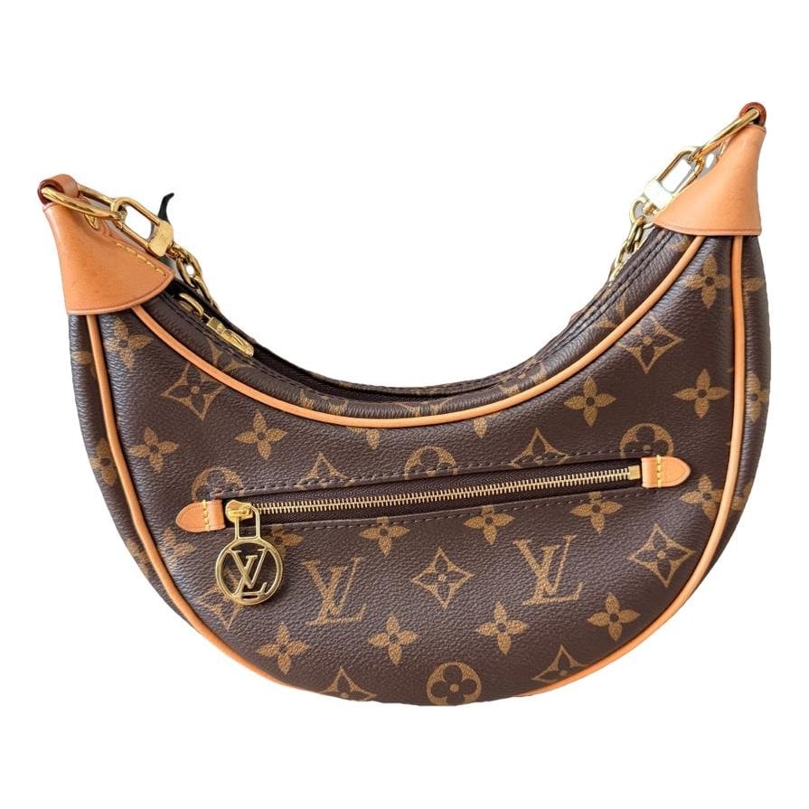 Loop leather handbag