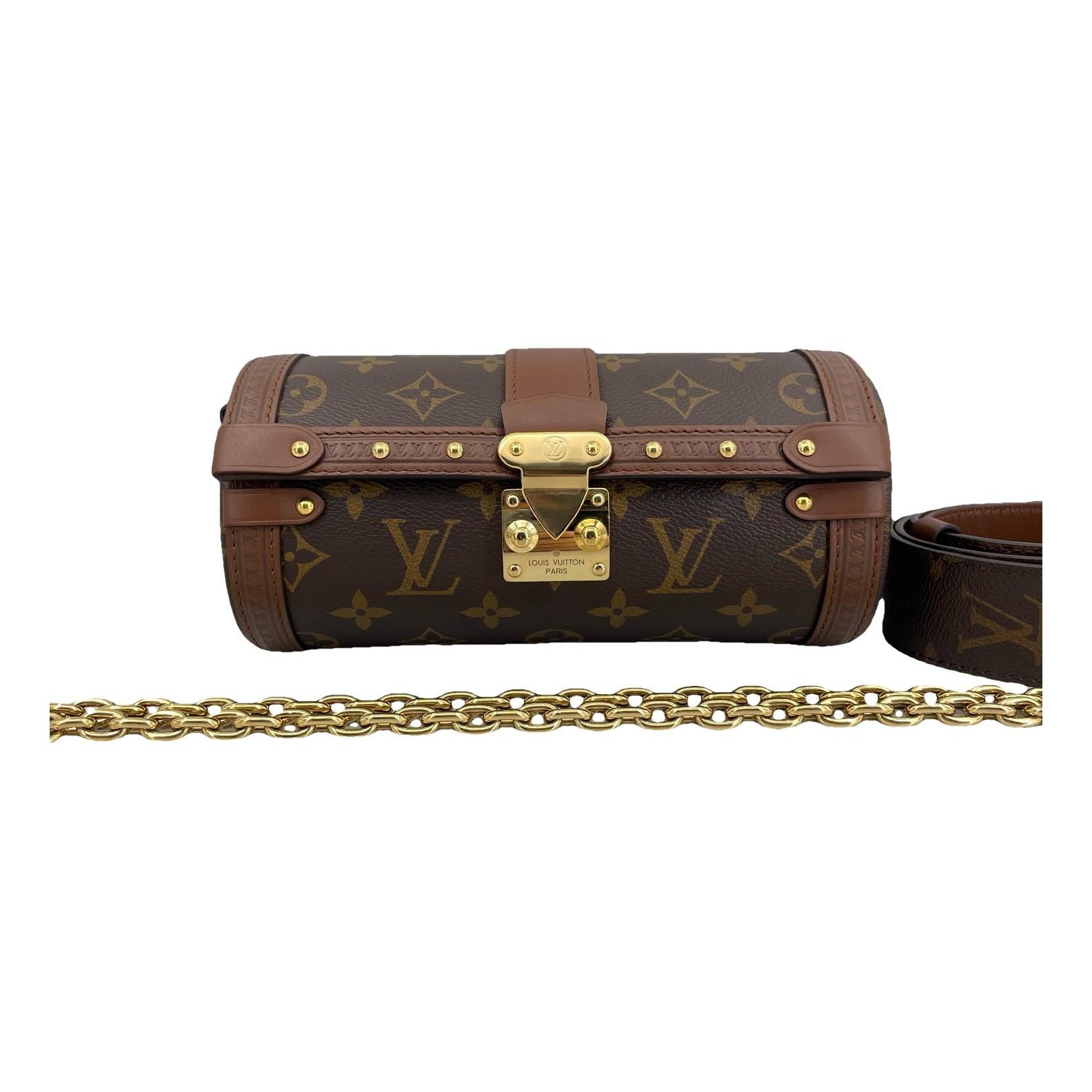 Papillon Trunk leather handbag