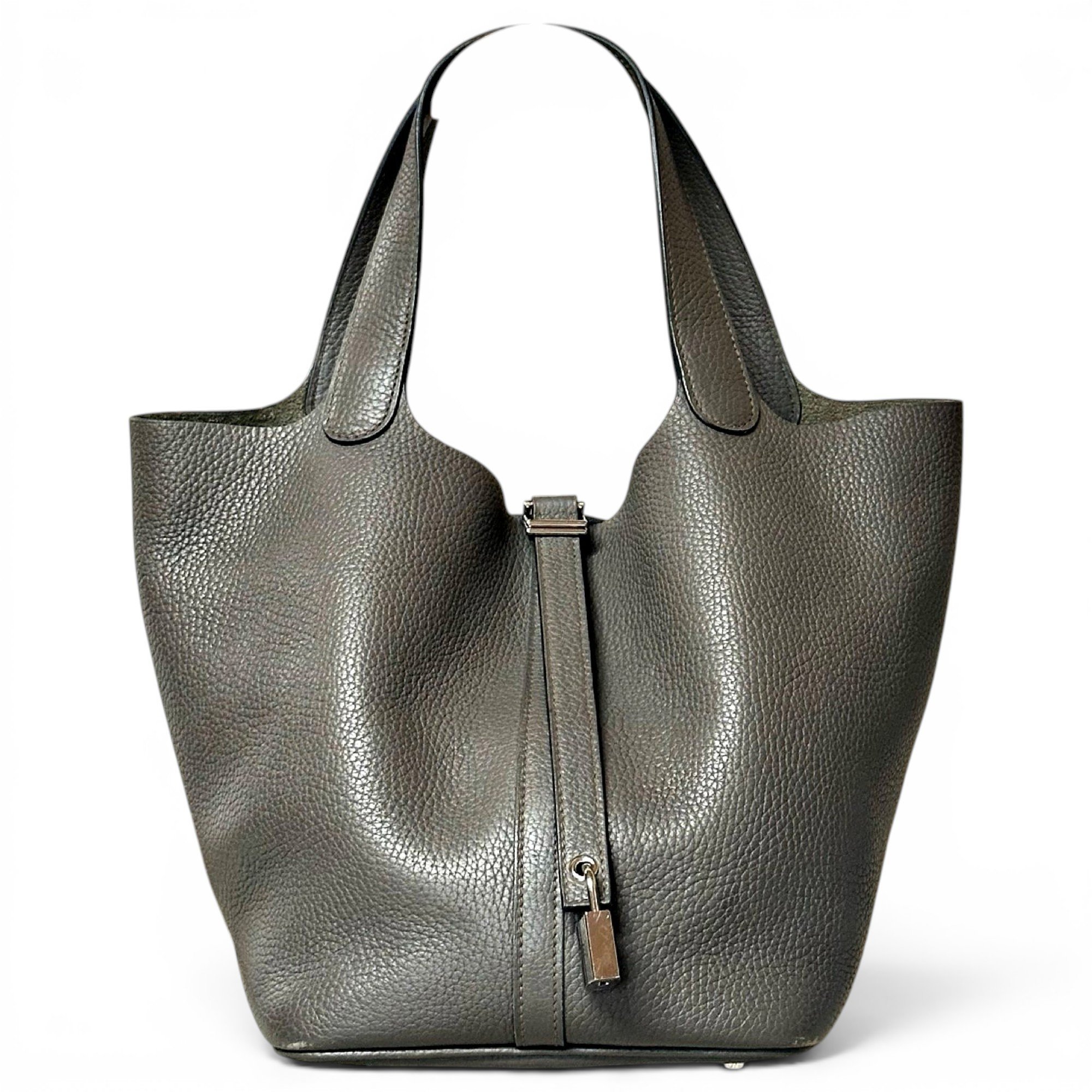 Picotin leather handbag