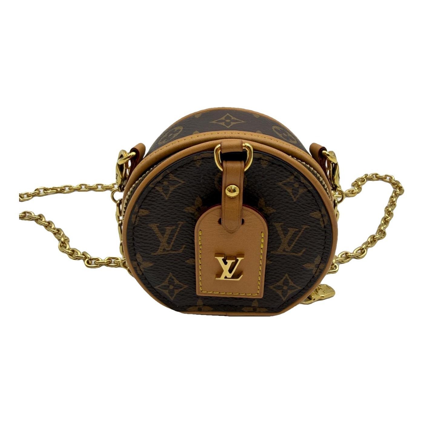 Boîte chapeau souple leather handbag