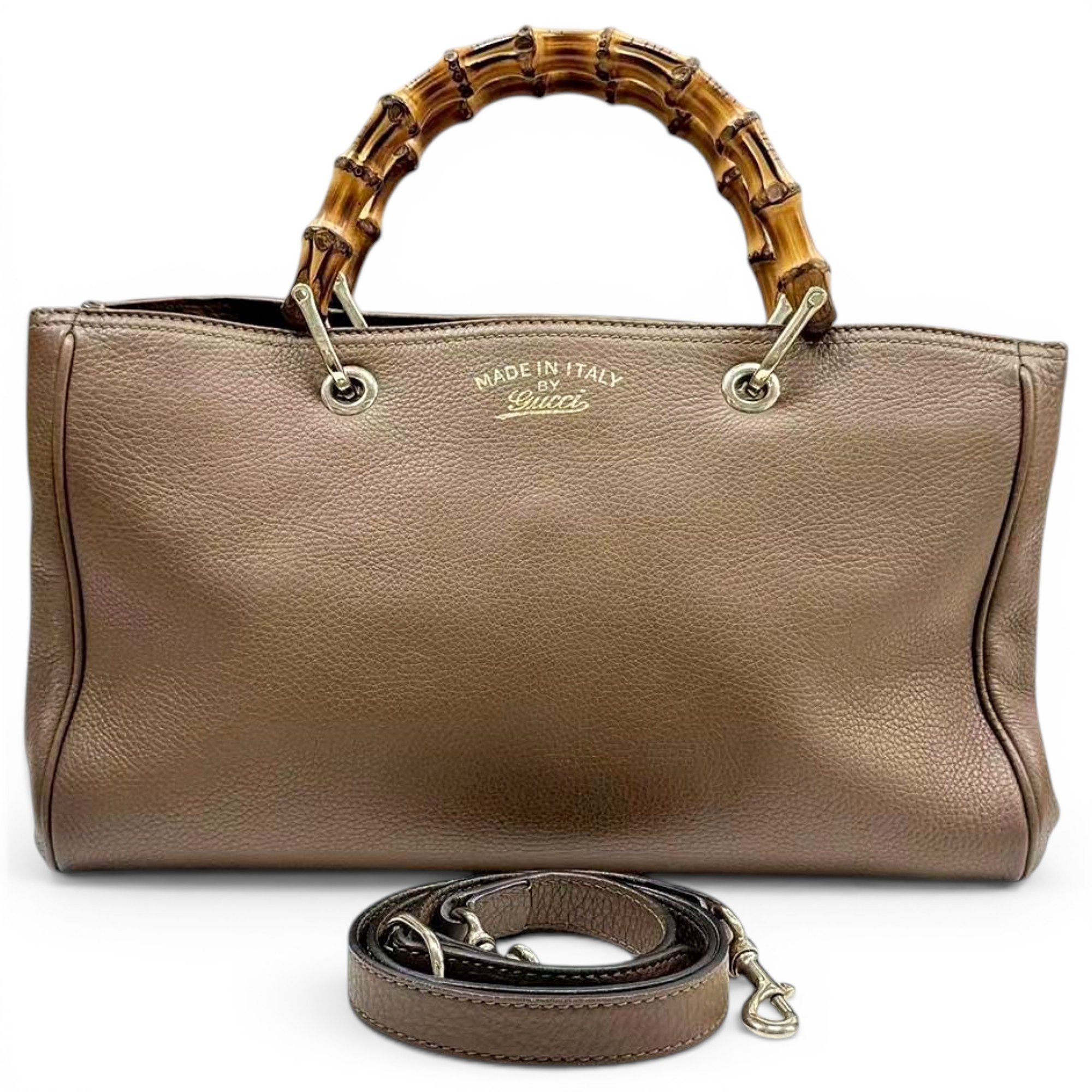 Diana Bamboo leather tote