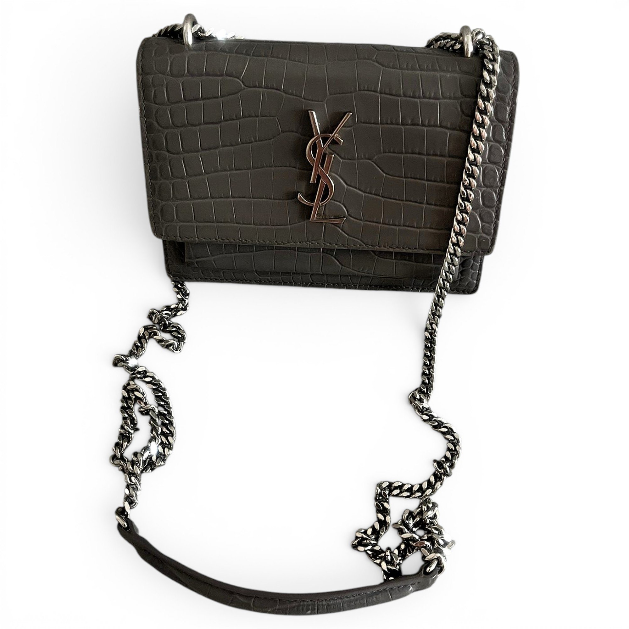 Sunset leather crossbody bag