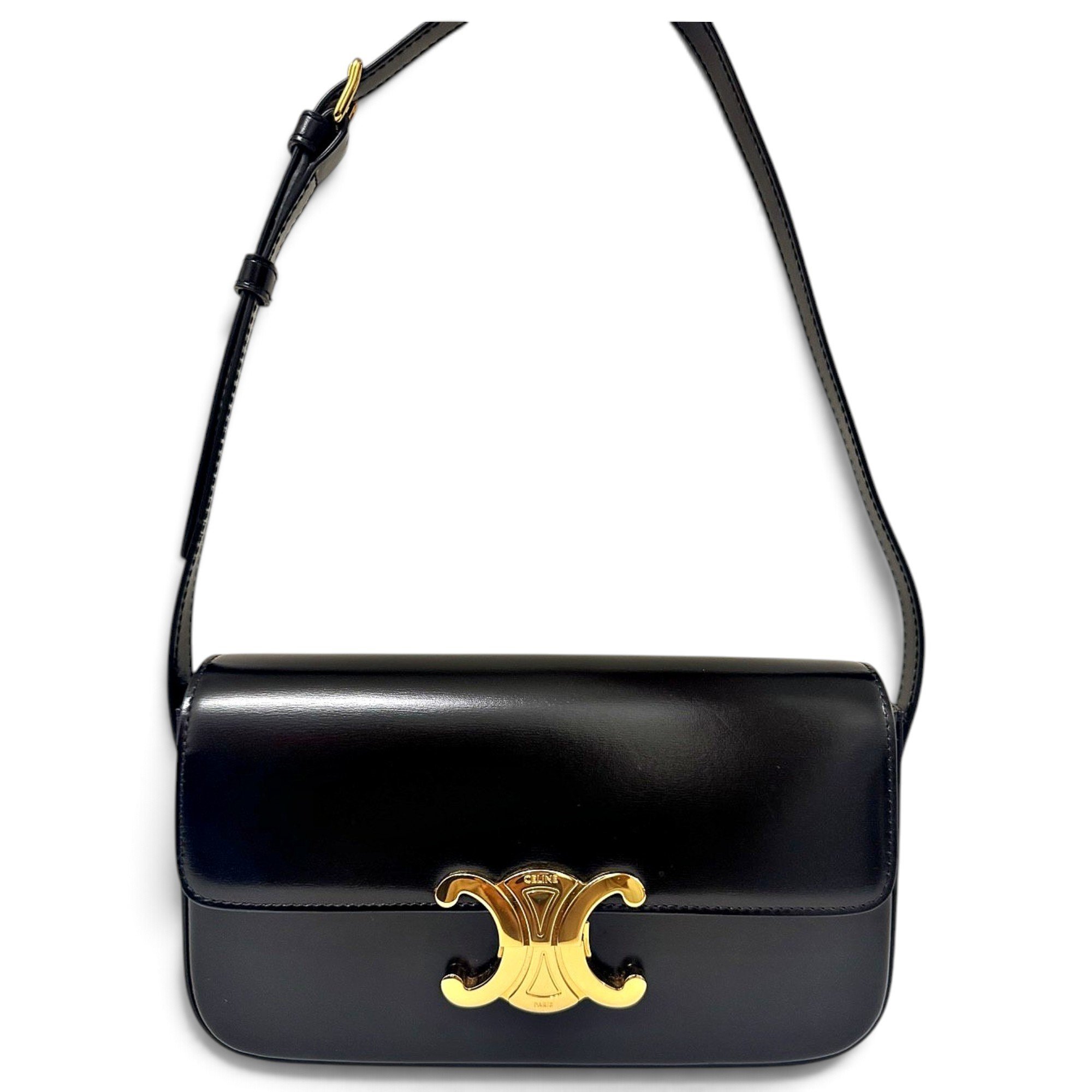 Celine Triomphe leather handbag