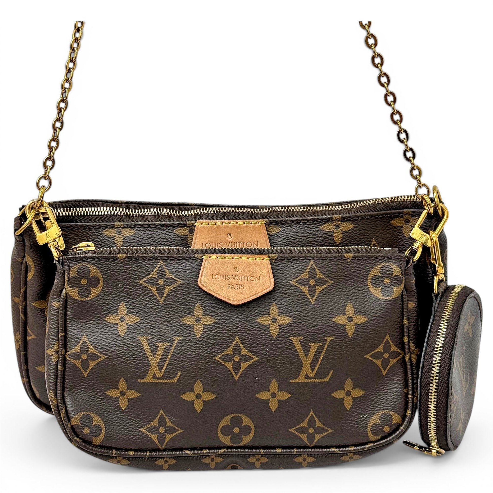 Multi Pochette Accessoires leather handbag